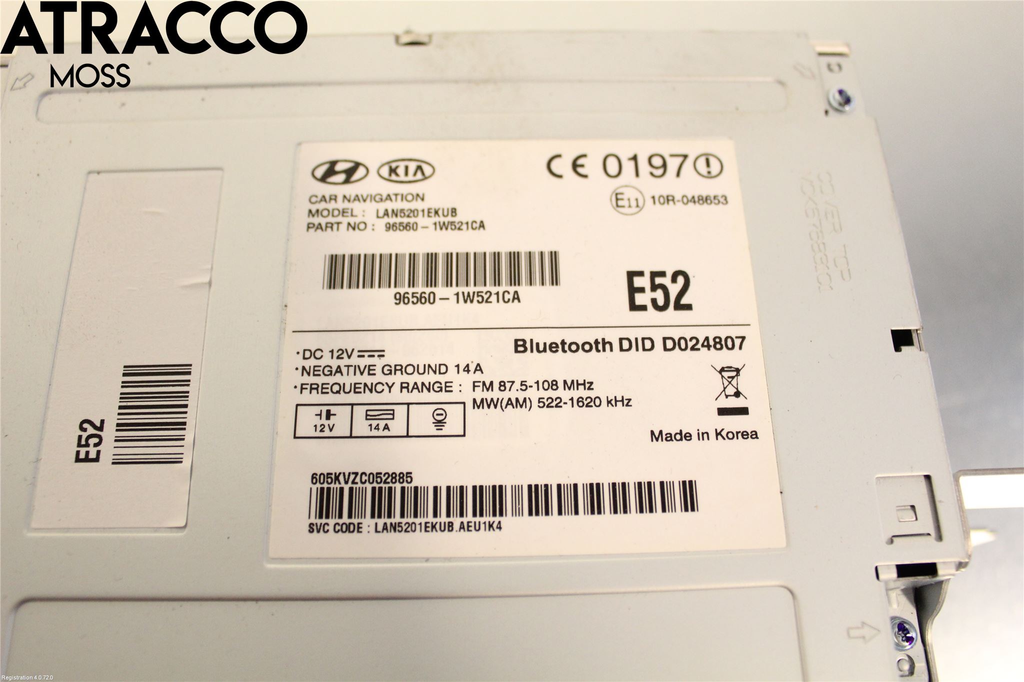 Kia RIO 12-16 Cd Radio - Multimediapanel