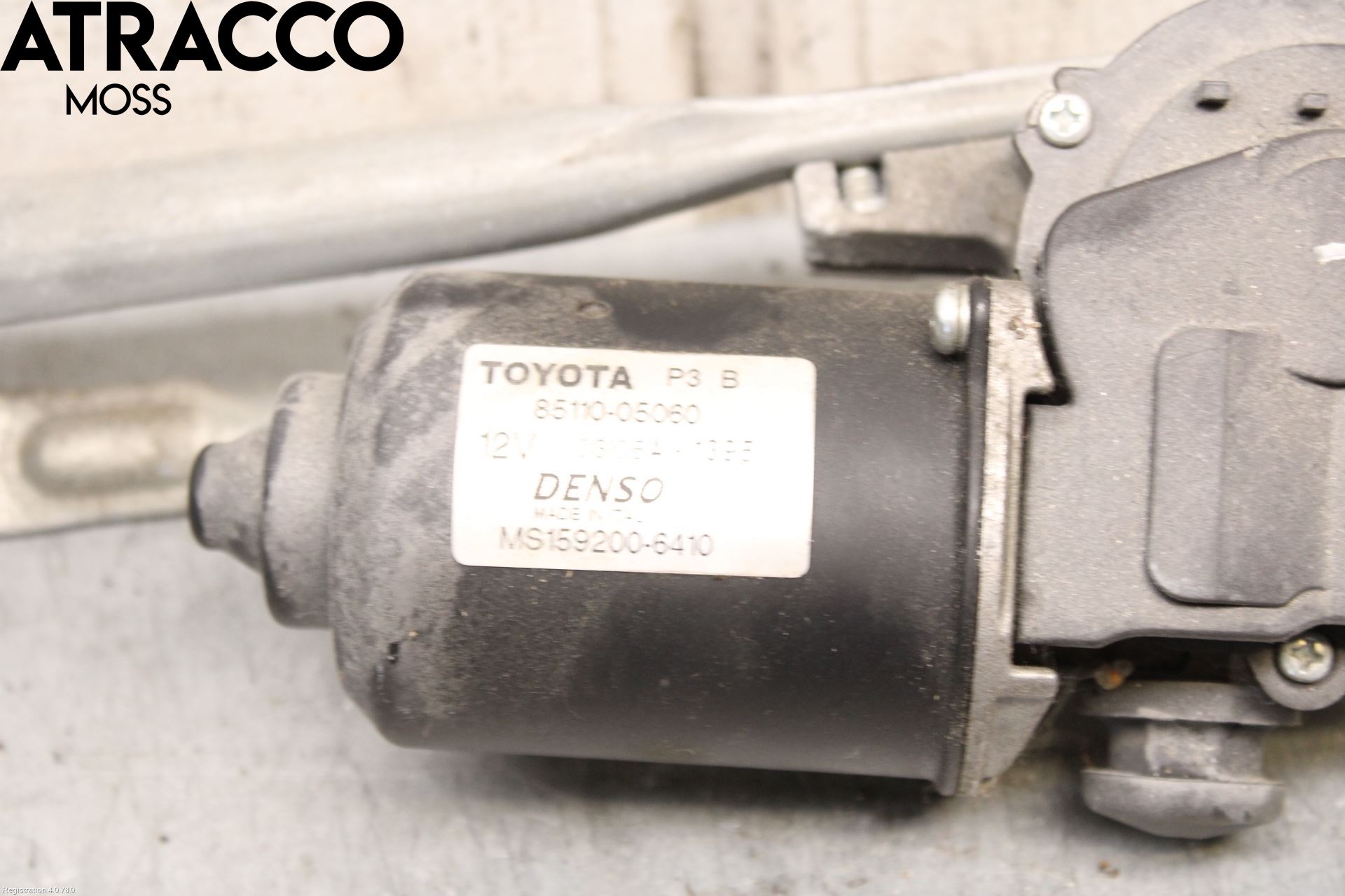 Toyota AVENSIS 07-08 Torkarmotor Vindruta