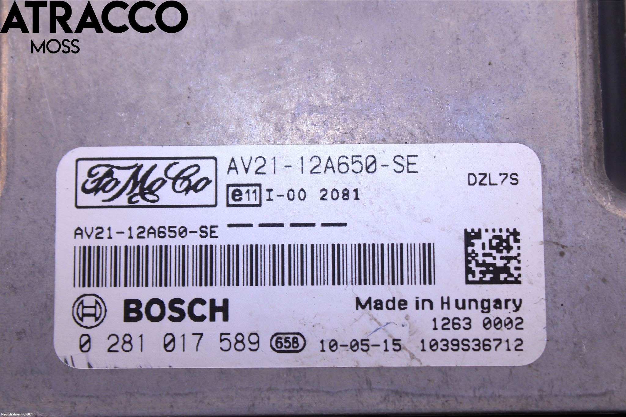 Ford FIESTA 09-12 Styrenhet Insprut Bensin