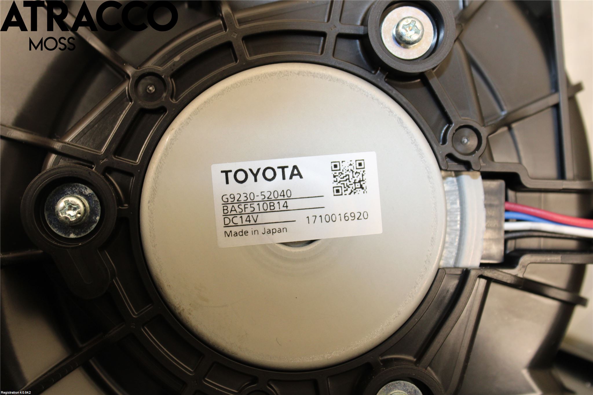 Toyota YARIS XP130 15-20 Värmefläkt