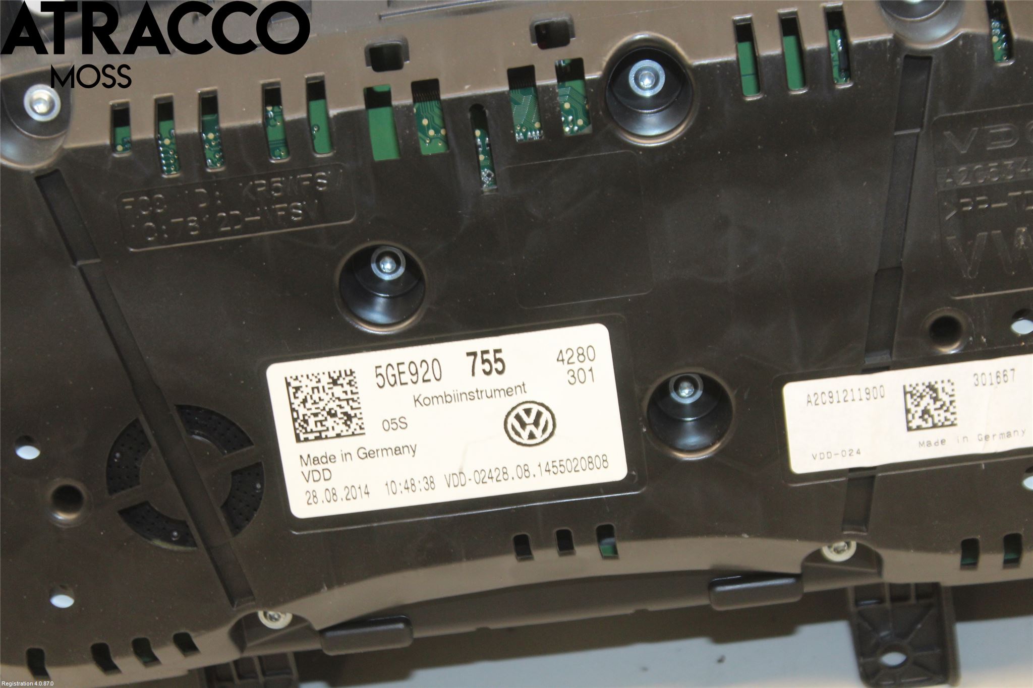 Volkswagen VW GOLF / E-GOLF VII 13-20 Instrument Komb