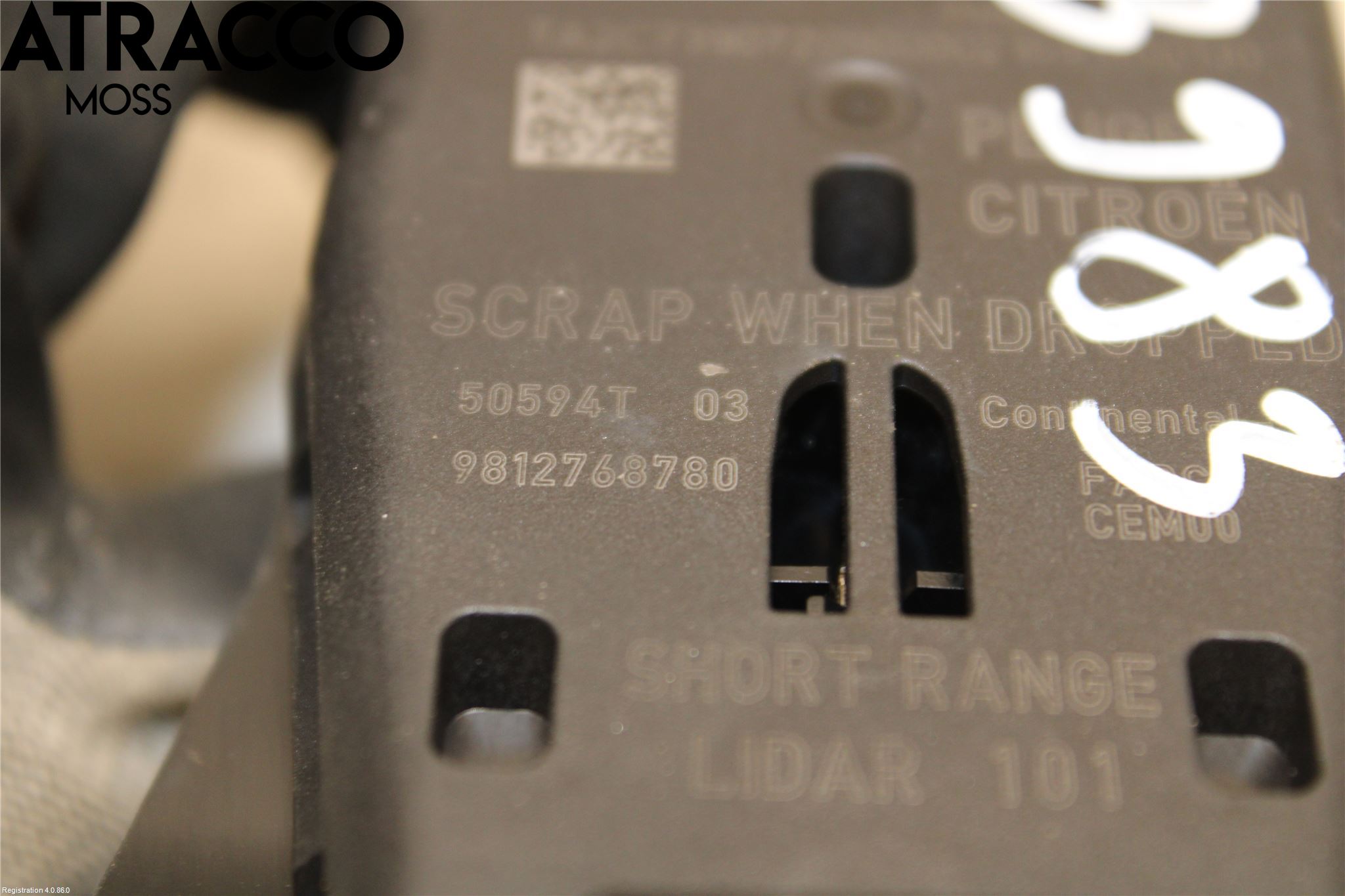 Peugeot 208 12-15 Regnsensor