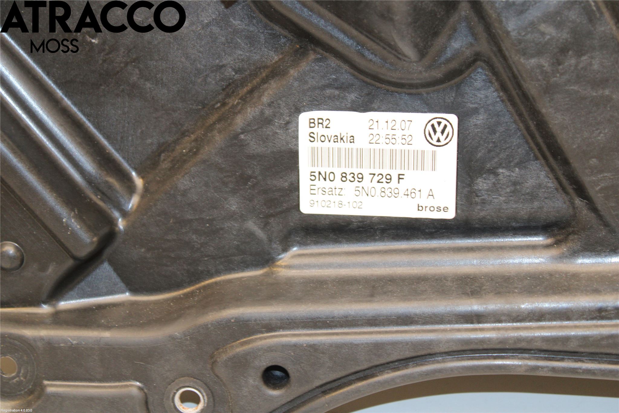 Volkswagen VW TIGUAN 07-16 Fönsterhissmekanism