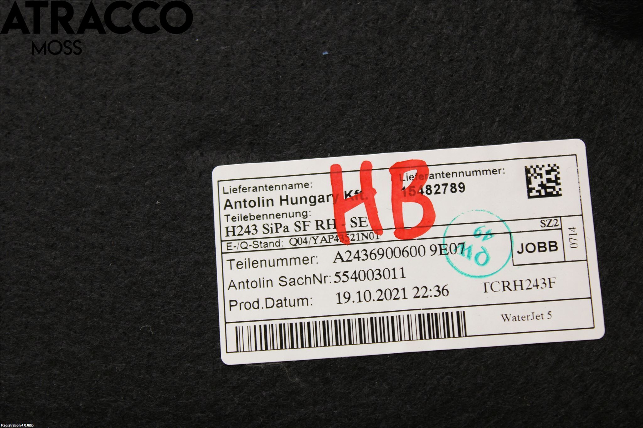 Mercedes-Benz MB EQA (H243) 21- Inredning Övrigt