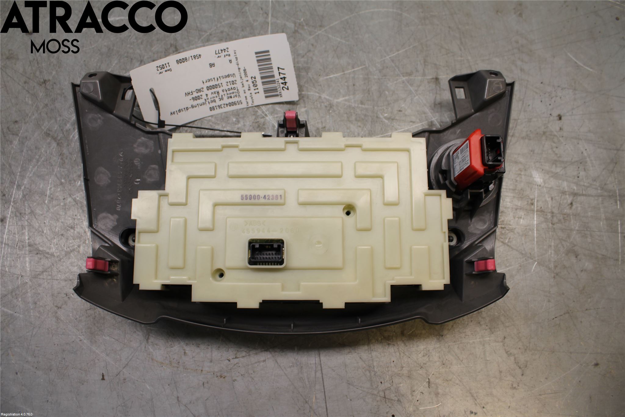Toyota RAV 4 06-12 Ac Styrenhet Ac Manöveren