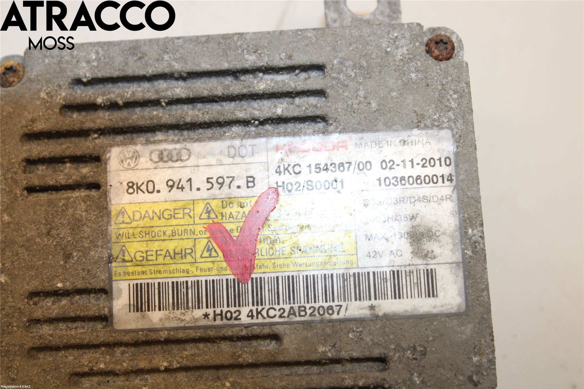 Volkswagen VW PASSAT 11-14 Styrenhet Strålkastare