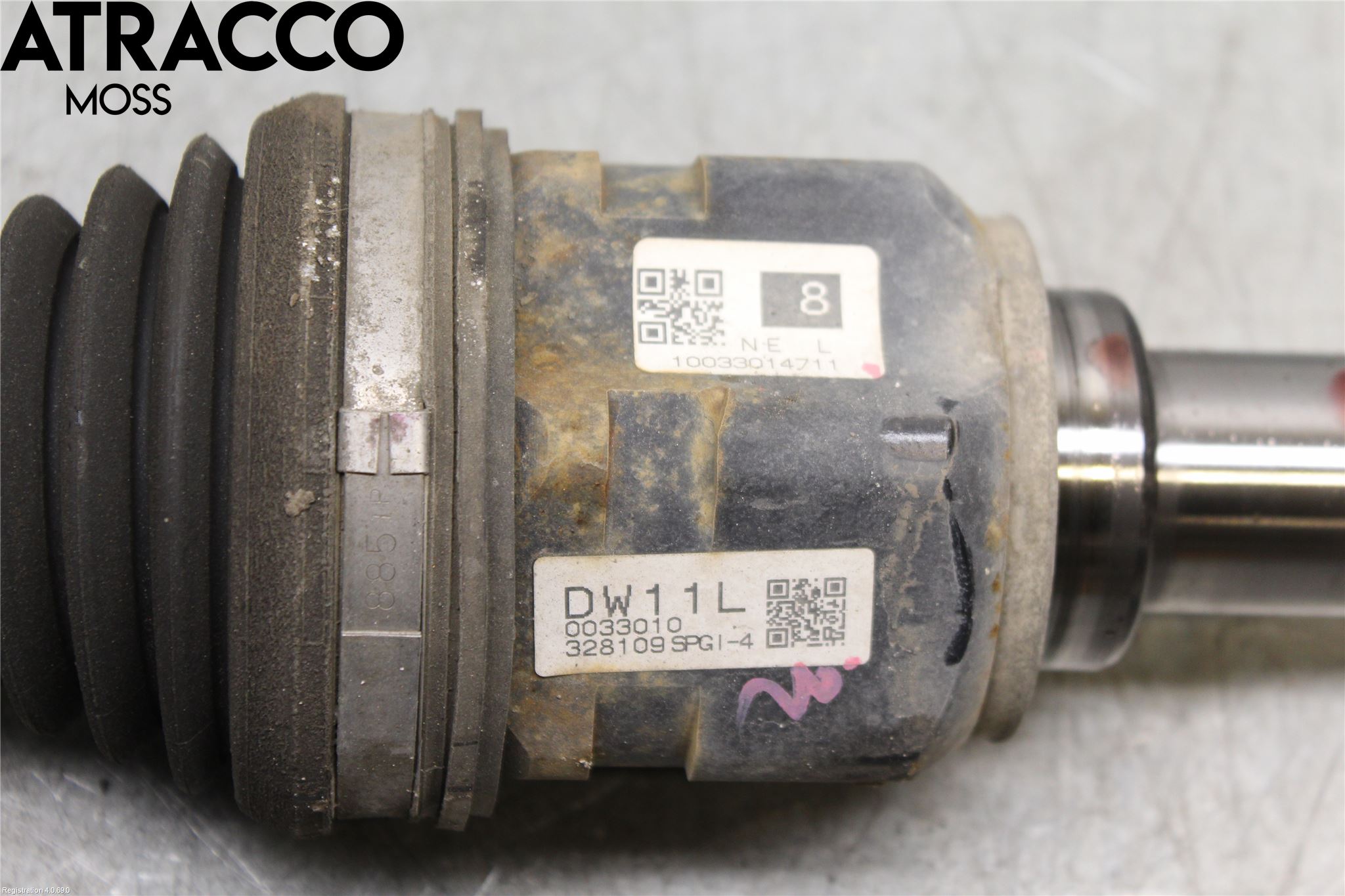 Toyota PRIUS ZVW30 09-20 Drivaxel Fram Vänster