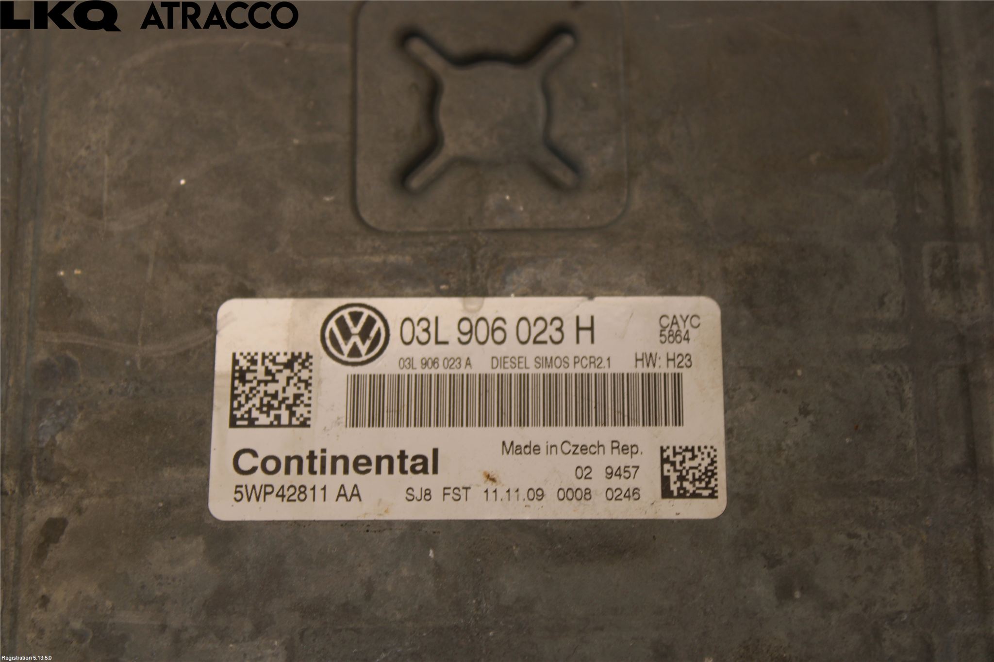 Volkswagen VW GOLF VI 09-13 Styrenhet Insprut Bensin