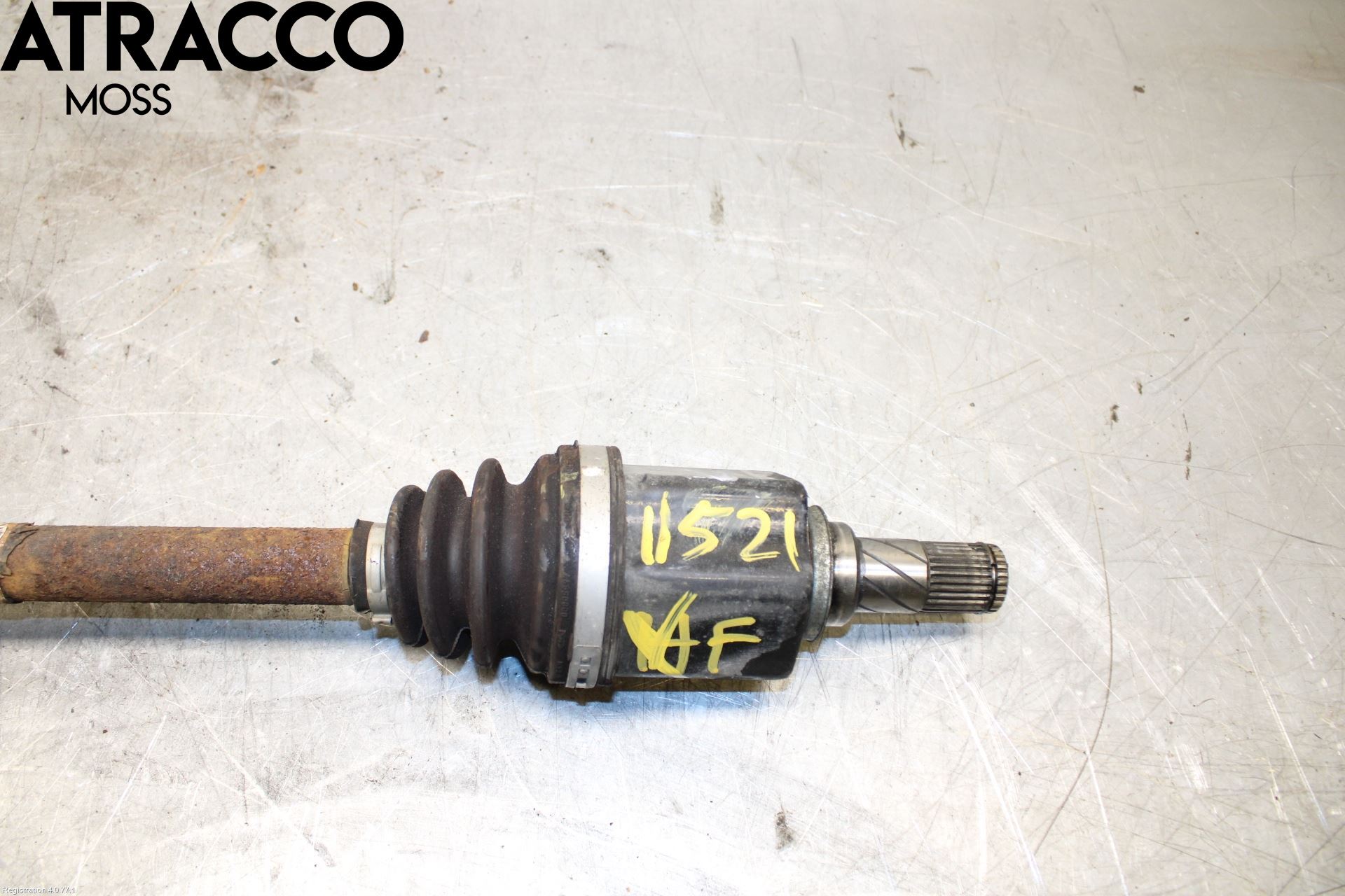 Nissan LEAF 11-17 Drivaxel Fram Vänster