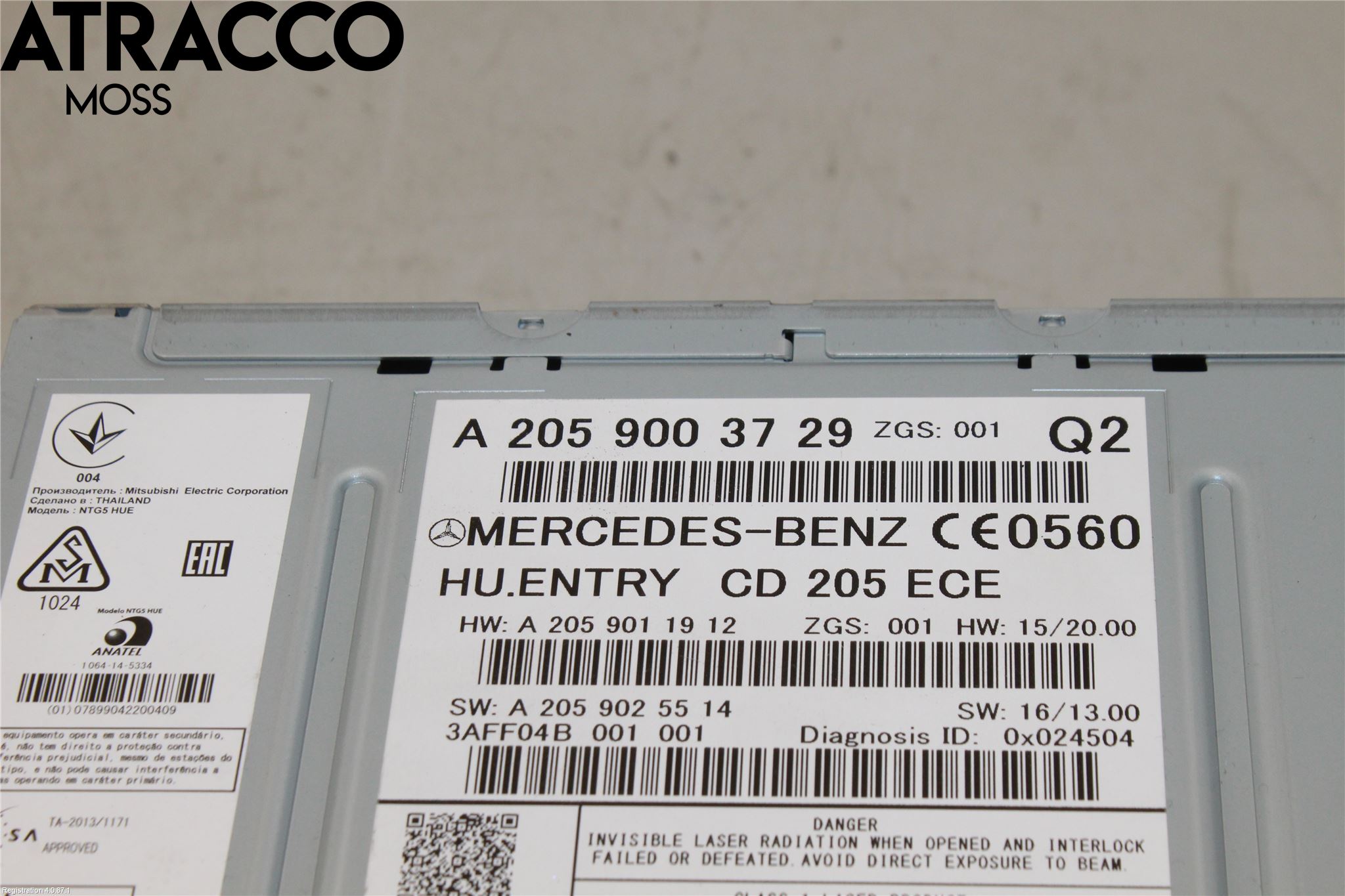 Mercedes-Benz MB C-KLASS (W205) 14-21 Radio