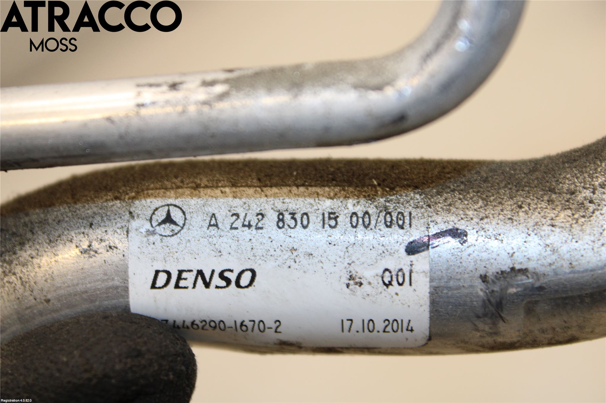 Mercedes-Benz MB B-KLASS (W246/W242) 12-19 Ac Slang-Rör