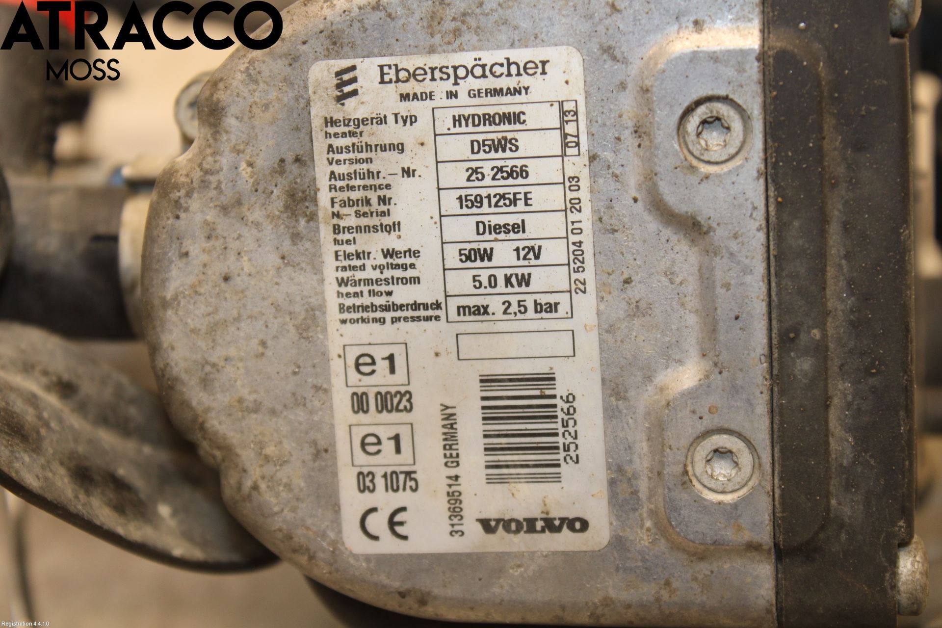 Volvo V40 12-19 Dieselvärmare