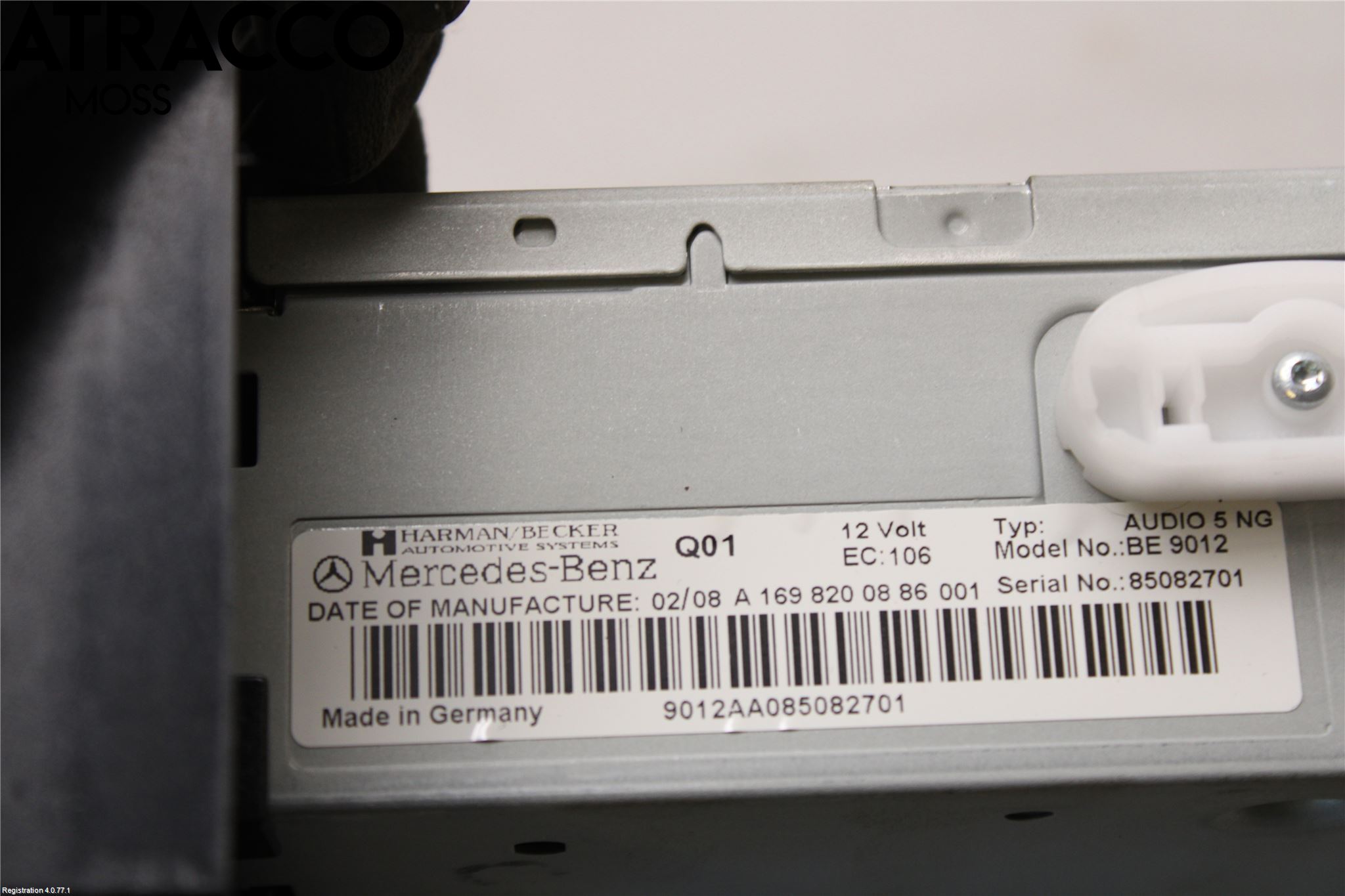 Mercedes-Benz MB B-KLASS (W245) 05-12 Cd Radio - Multimediapanel