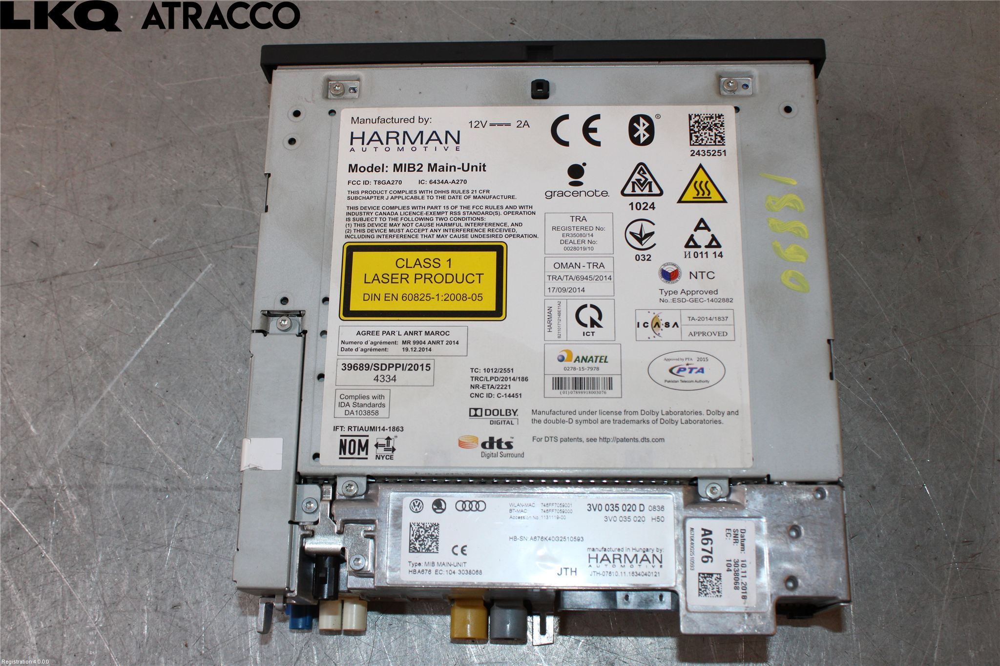 Skoda SUPERB 09-15 Cd Radio - Multimediapanel