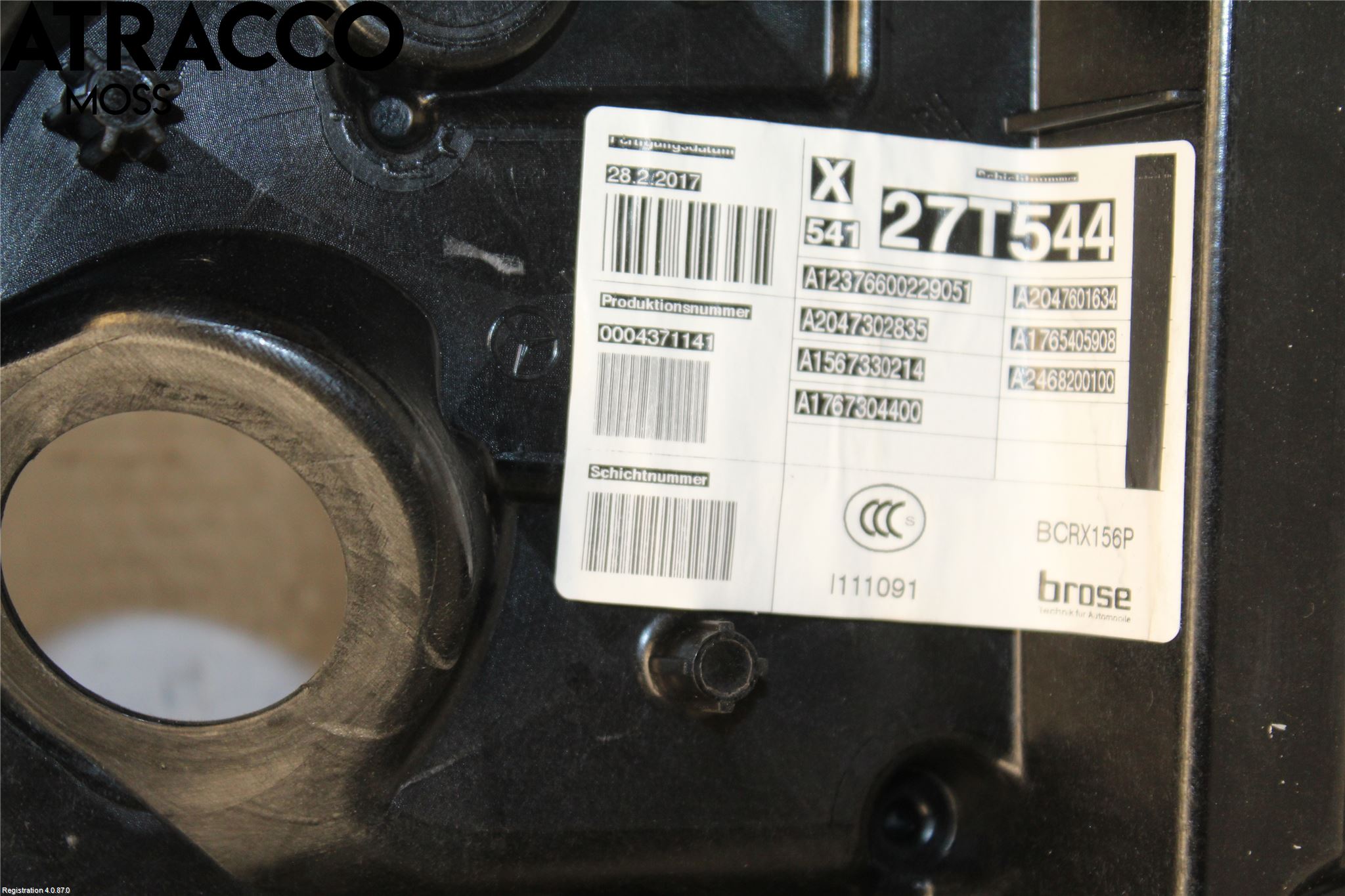 Mercedes-Benz MB GLA-KLASS (X156) 13-20 Fönsterhiss El Kompl