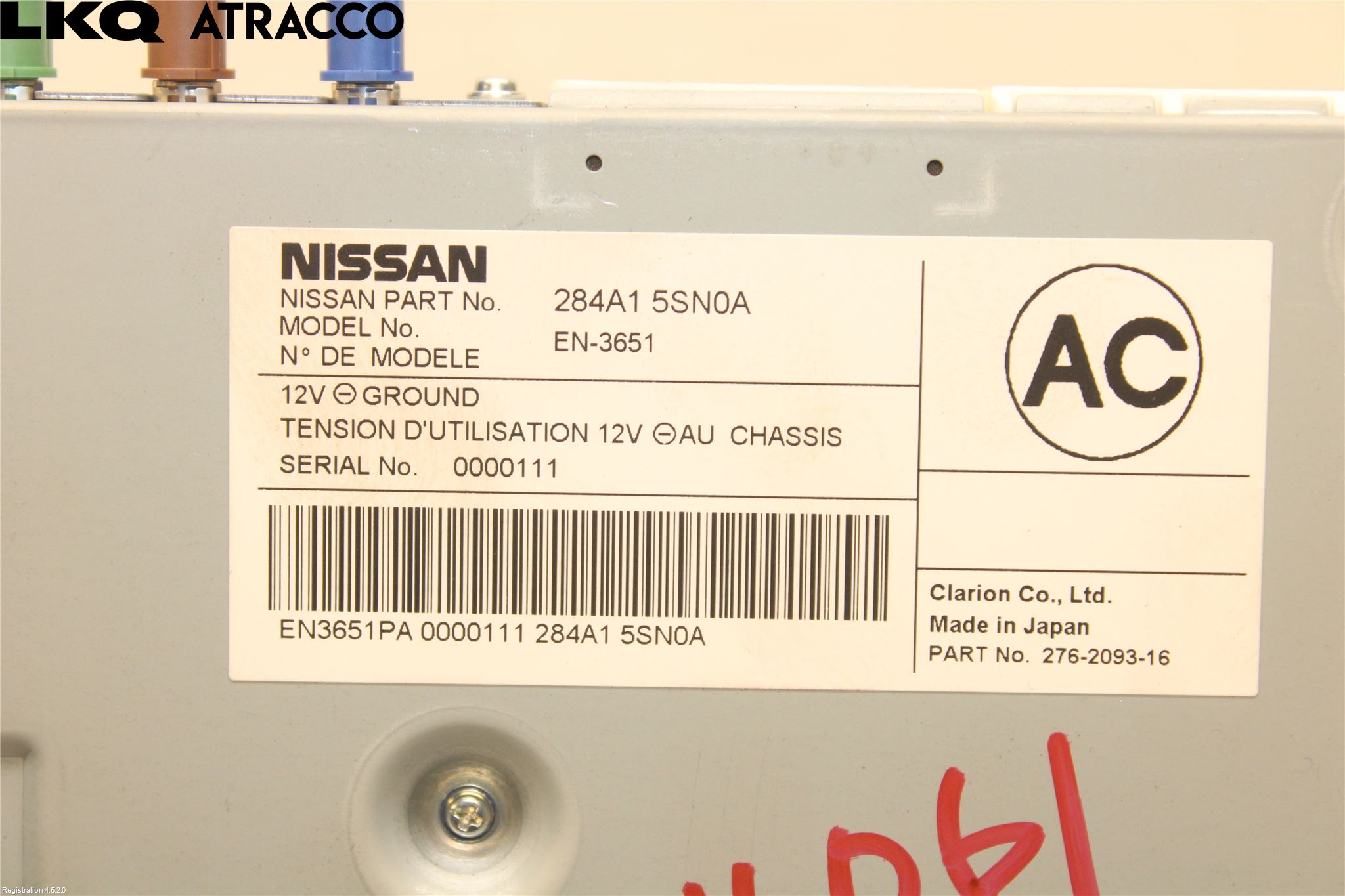Nissan LEAF 18- Styrenhet Övrigt
