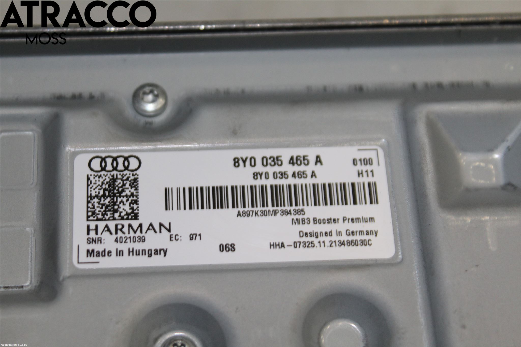 Audi Q4 E-TRON FZ 22- Radio-Stereo Förstärkare