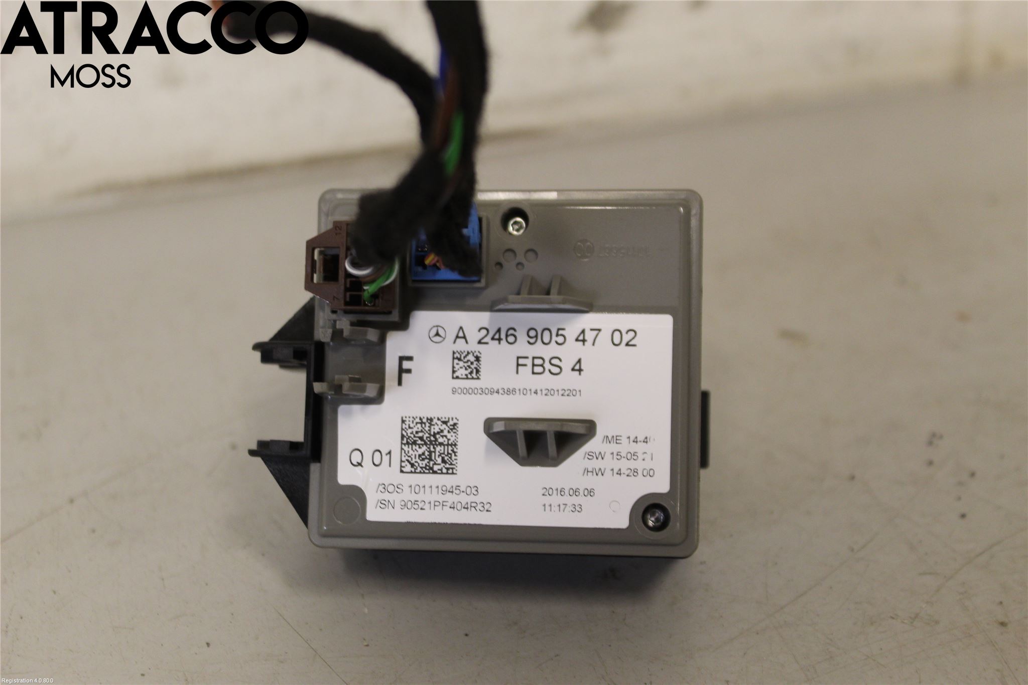 Mercedes-Benz MB B-KLASS (W246/W242) 12-19 Startknapp Personbil