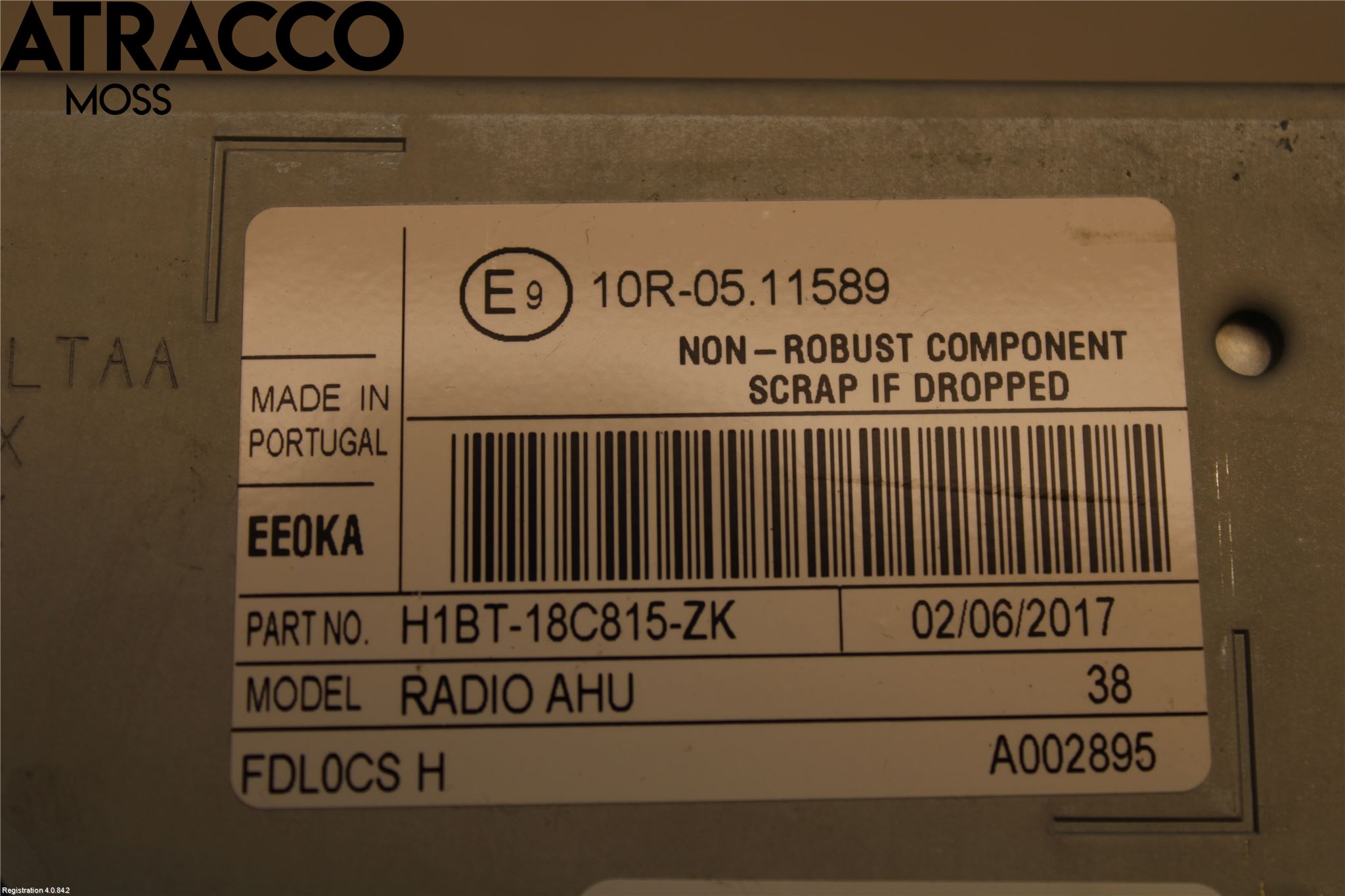 Ford FIESTA (VII) 18-23 Cd Radio - Multimediapanel