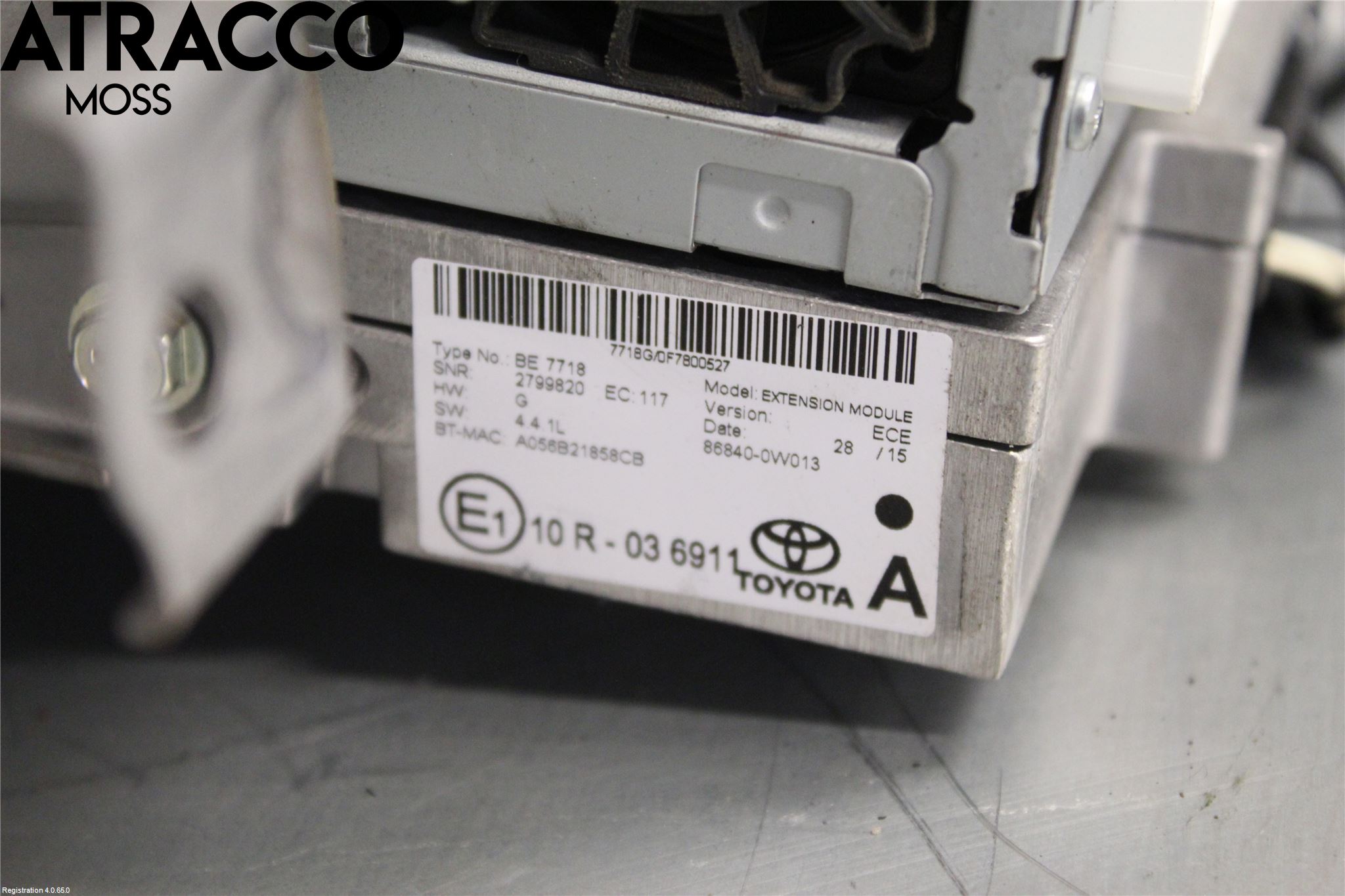 Toyota PRIUS+ ZVW40 12-20 Cd Radio - Multimediapanel