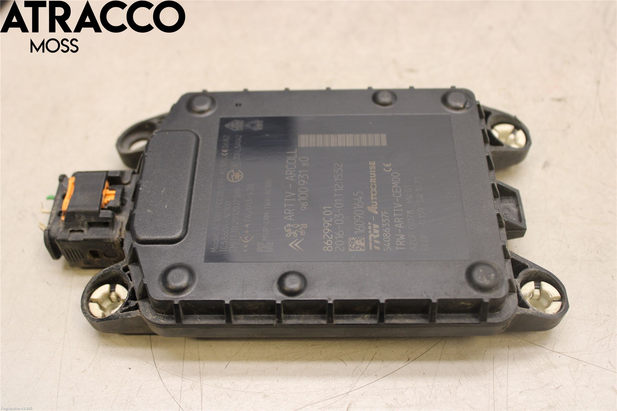 Peugeot 308 14-21 Sensor Aktivt Kollisionsskydd