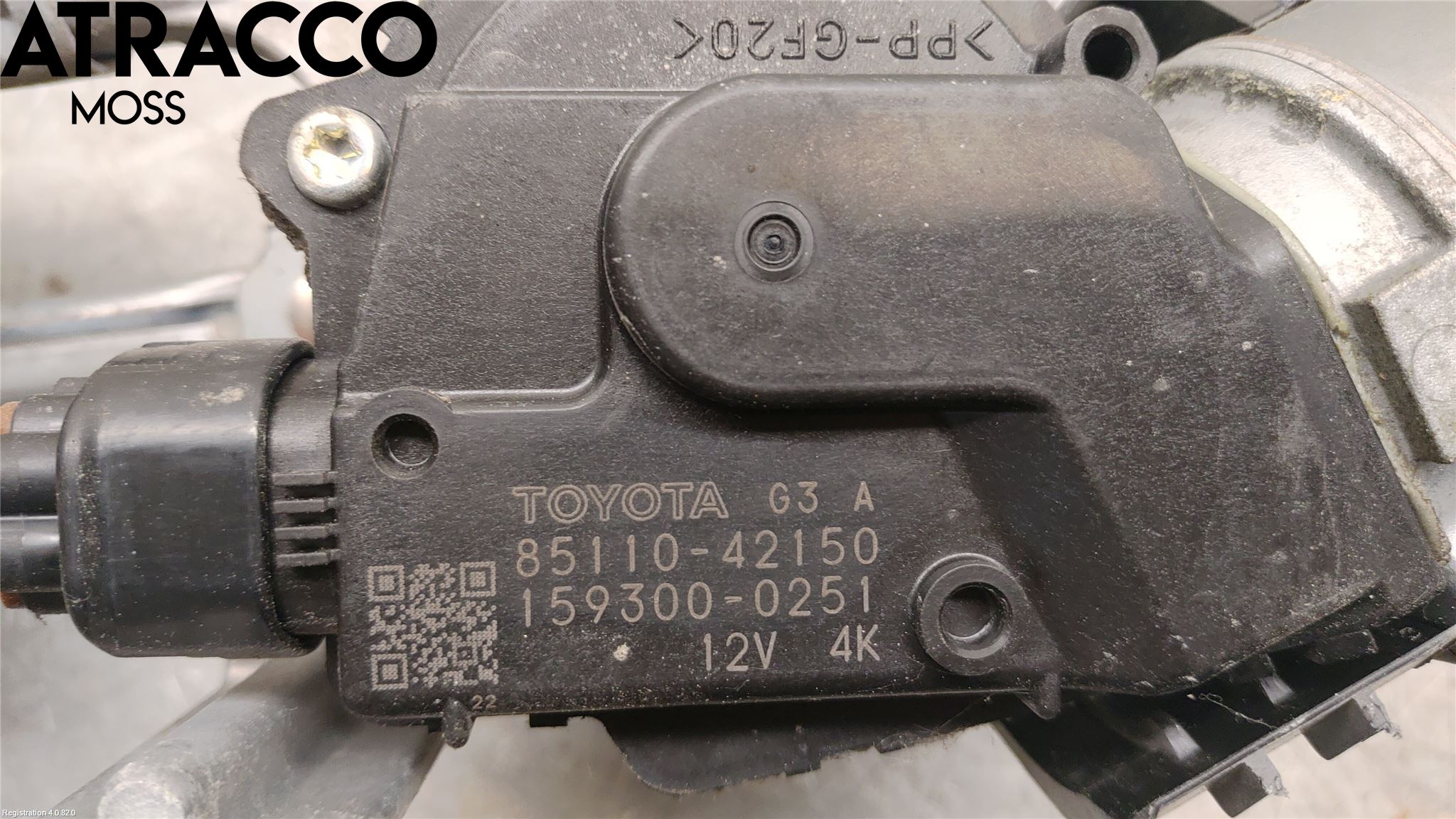 Toyota RAV 4 06-12 Torkarmotor Vindruta