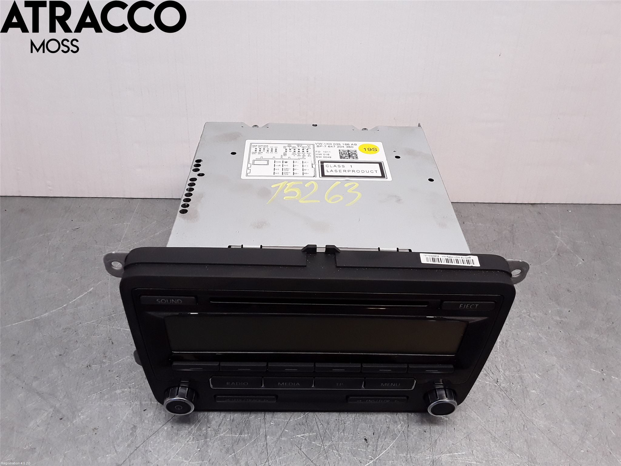 Volkswagen VW GOLF VI 09-13 Radio