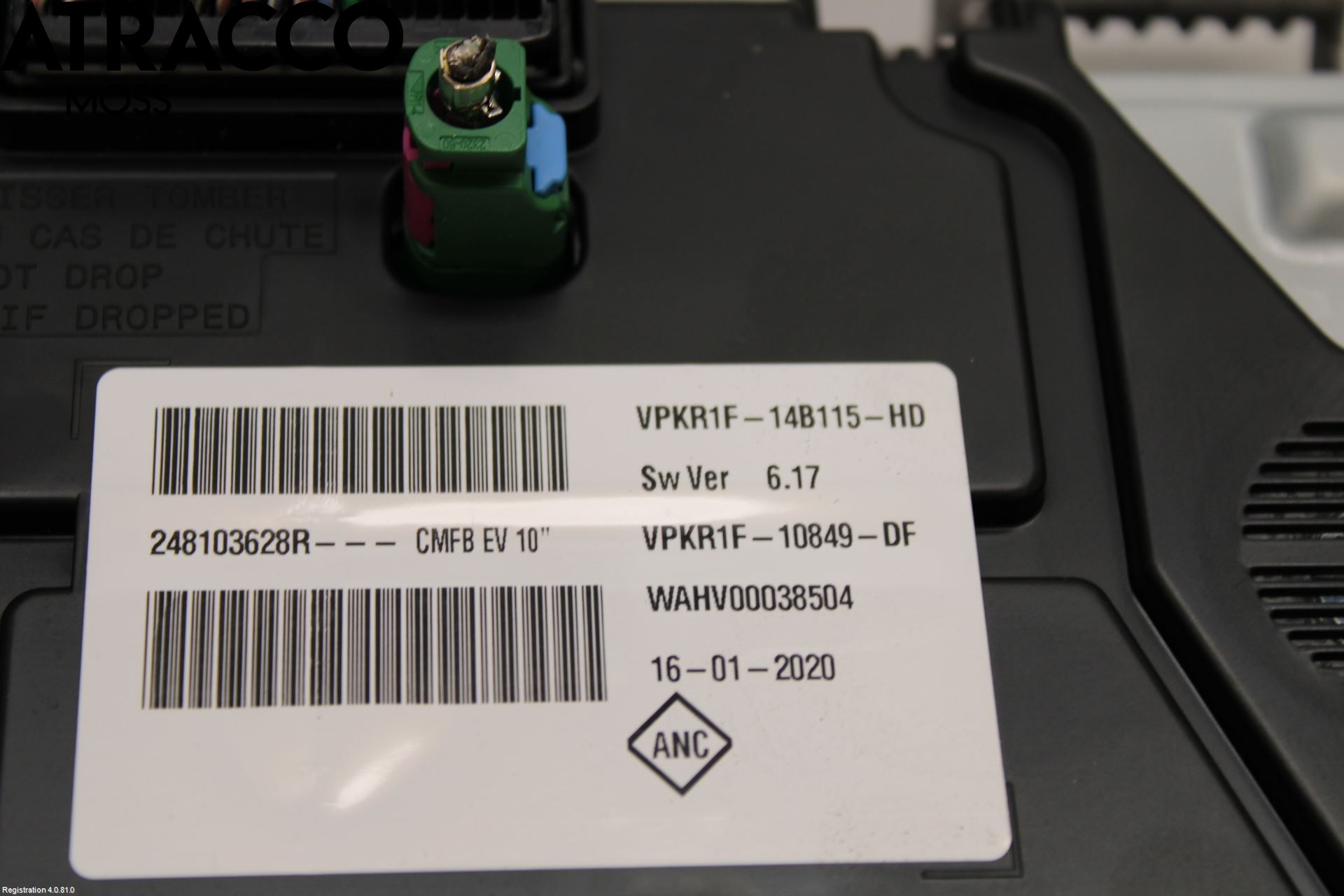 Renault ZOE/E-TECH 13- Instrument Komb
