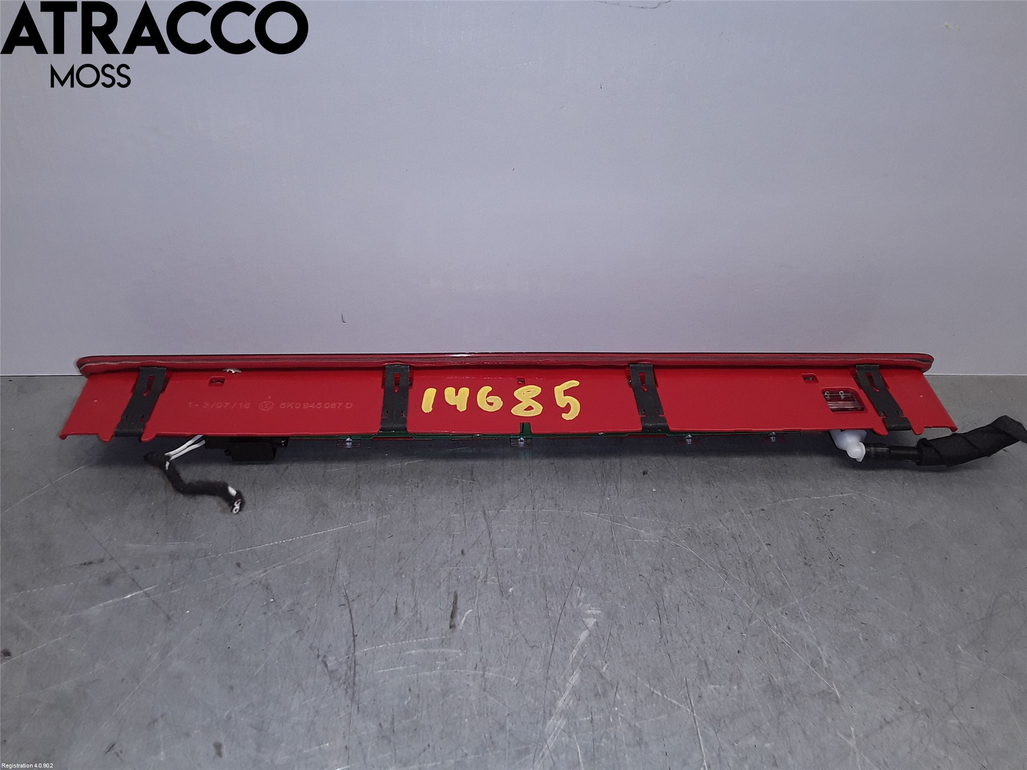 Volkswagen VW GOLF / E-GOLF VII 13-20 Bromsljus Bakruta