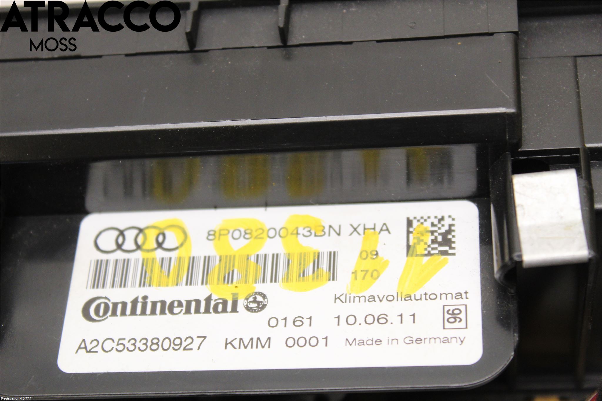 Audi A3/S3 05-13 Ac Styrenhet Ac Manöveren