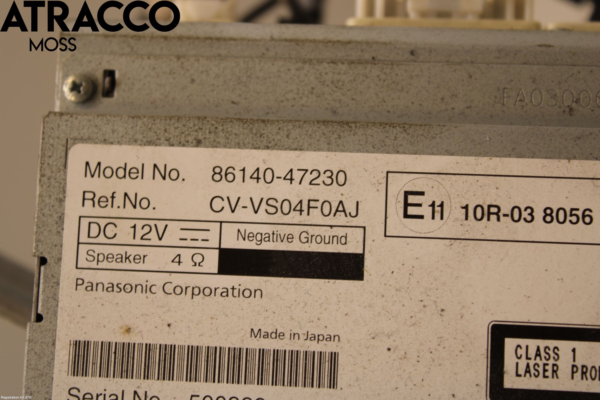 Toyota PRIUS+ ZVW40 12-20 Cd Radio - Multimediapanel