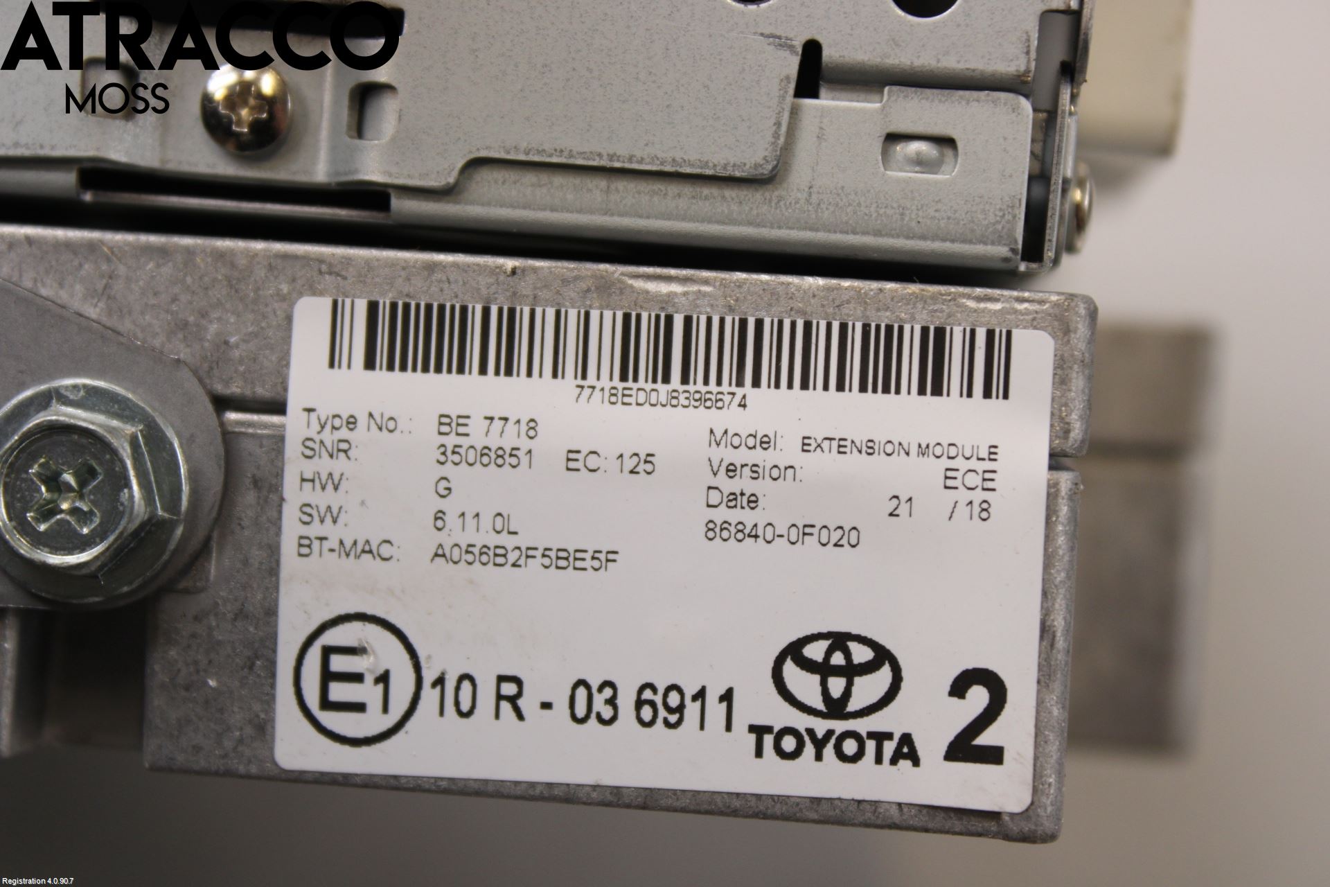 Toyota YARIS XP130 15-20 Gps Navigator