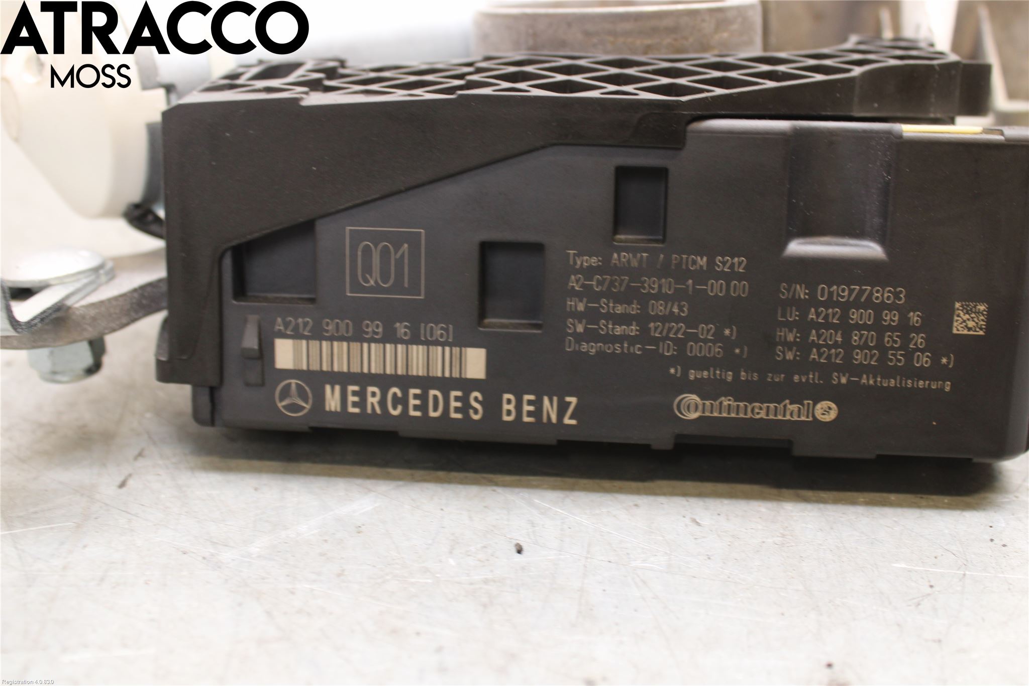 Mercedes-Benz MB E-KLASS (W212) 09-16 Bakluckeöppnare Automatisk