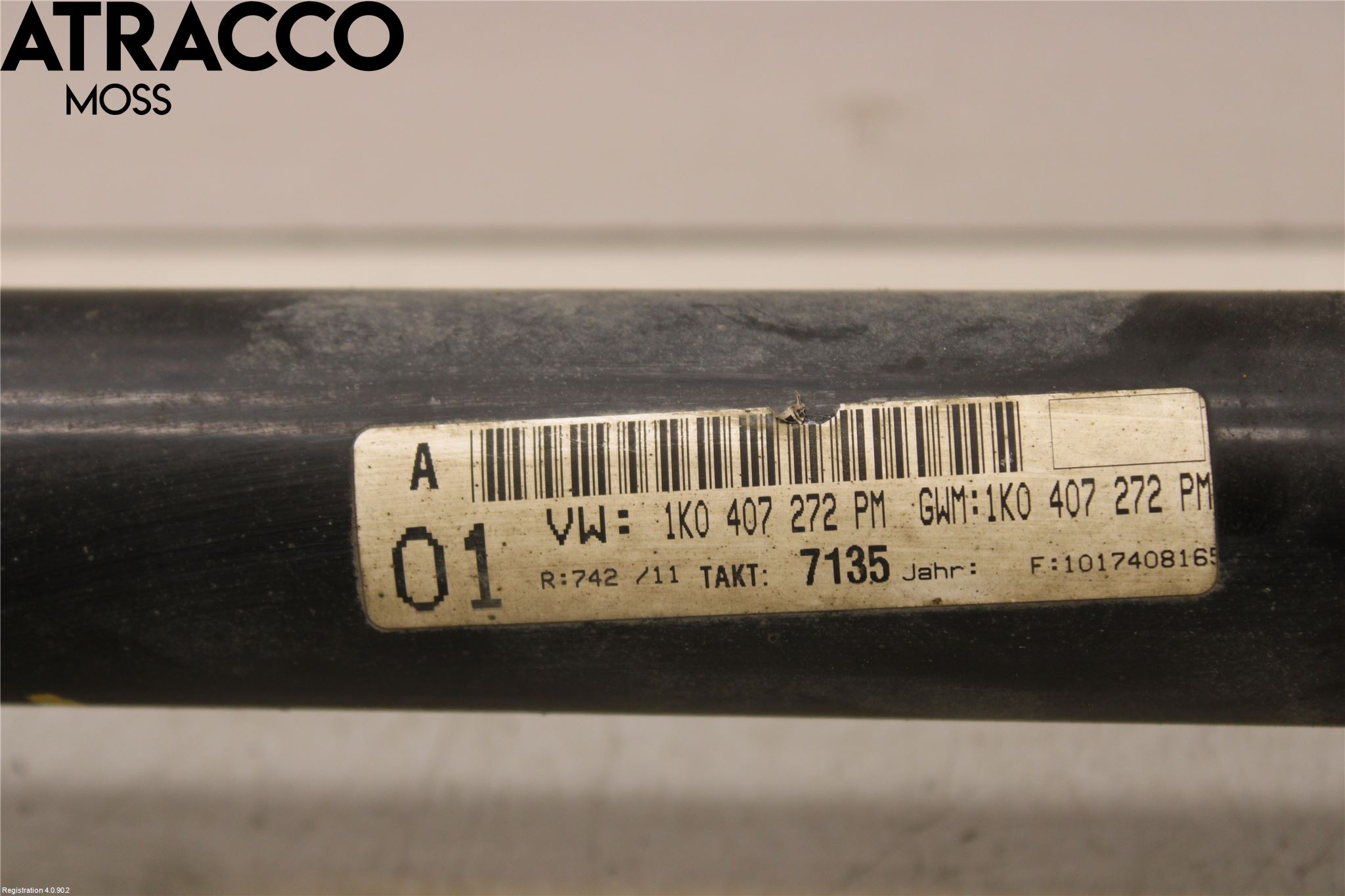 Volkswagen VW GOLF VI 09-13 Drivaxel Fram Höger