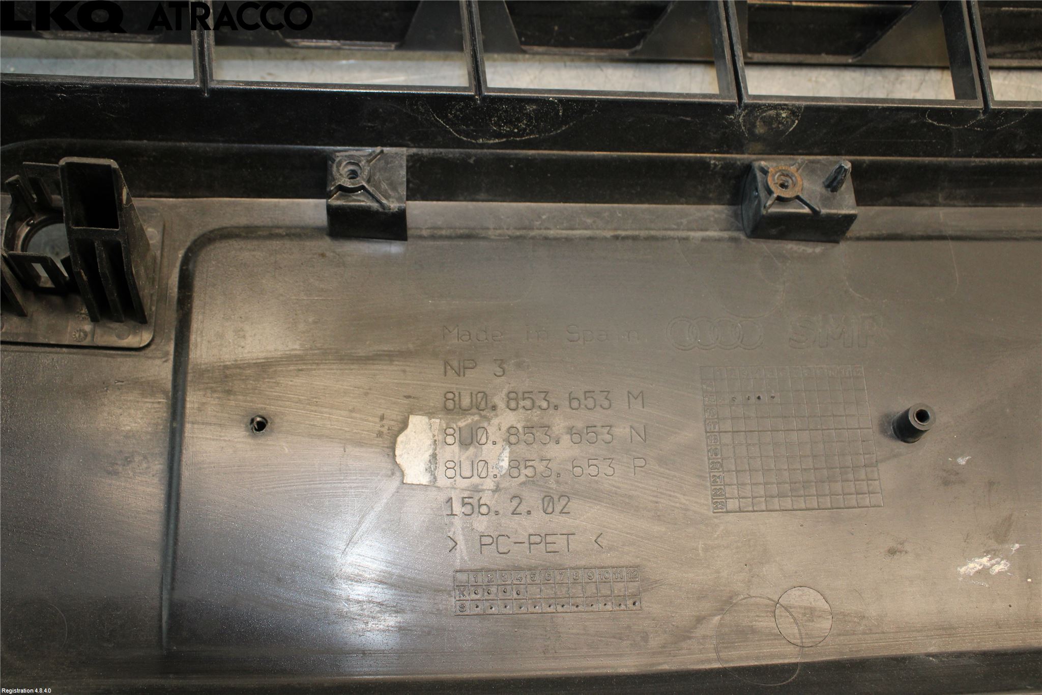 Audi Q3 8U 12-18 Grilldel Mitt