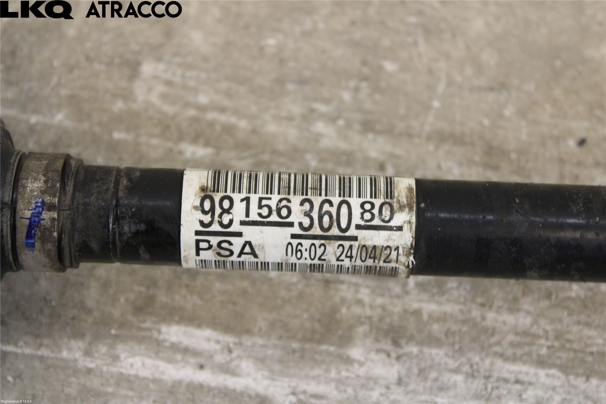 Peugeot PARTNER/E-PARTNER 19- Drivaxel Fram Höger
