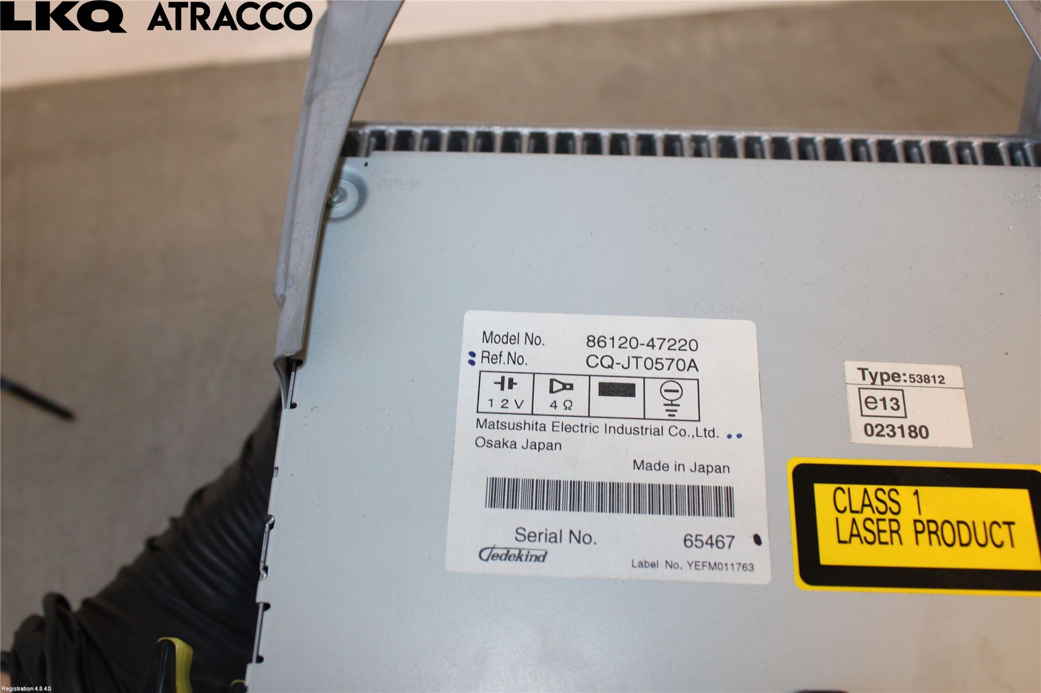 Toyota PRIUS NWH20 04-08 Radio