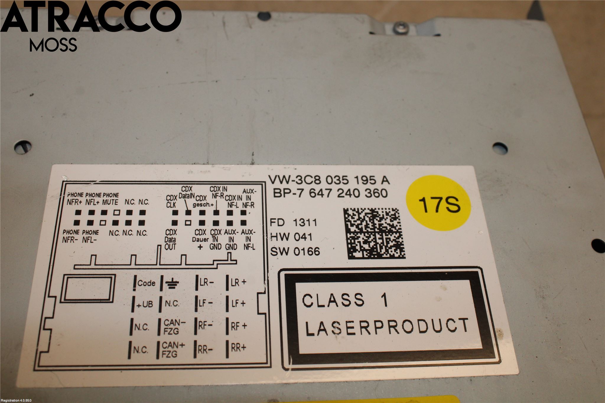 Volkswagen VW PASSAT 11-14 Cd Radio - Multimediapanel