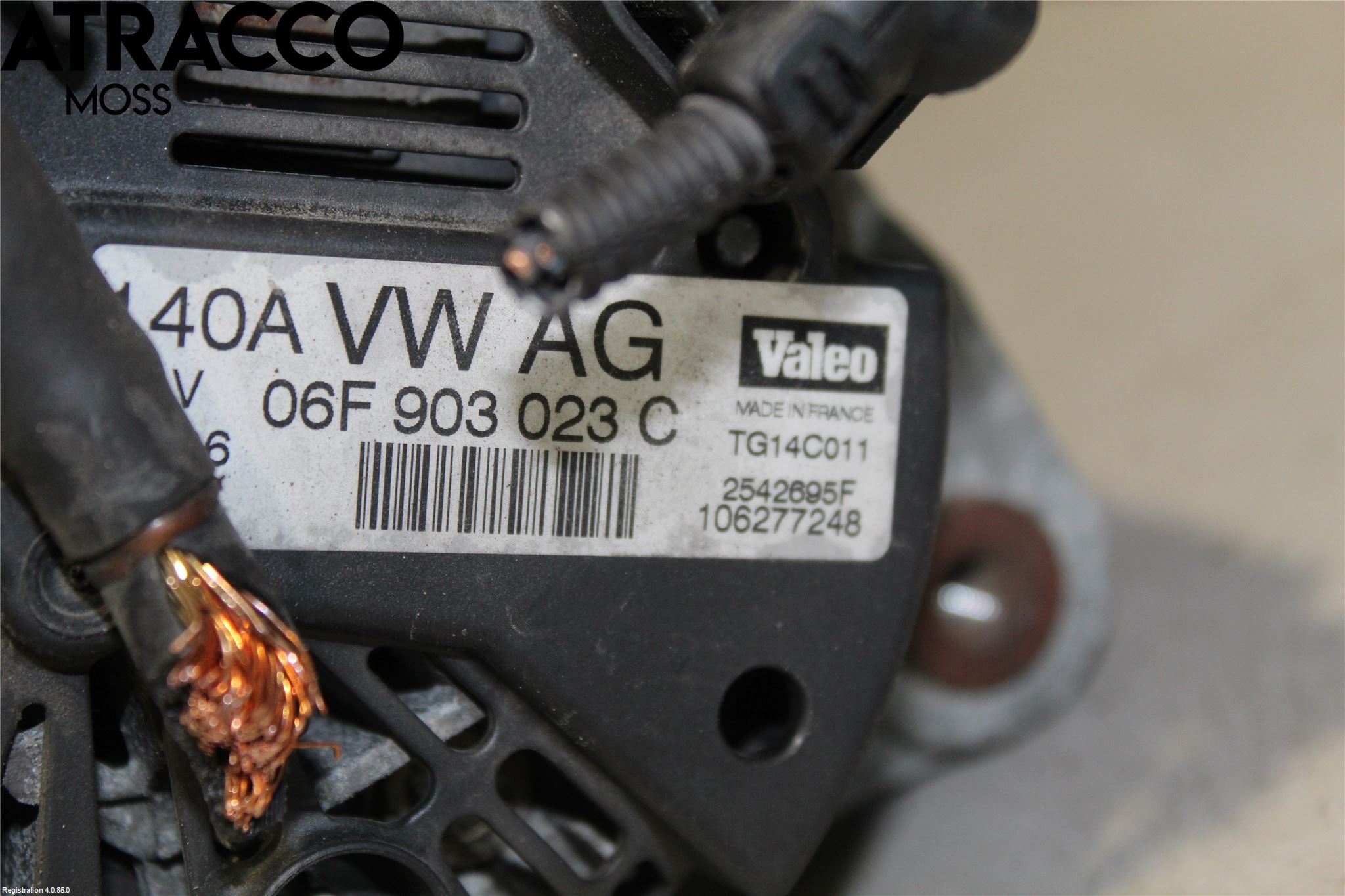 Audi A3/S3 05-13 Generator