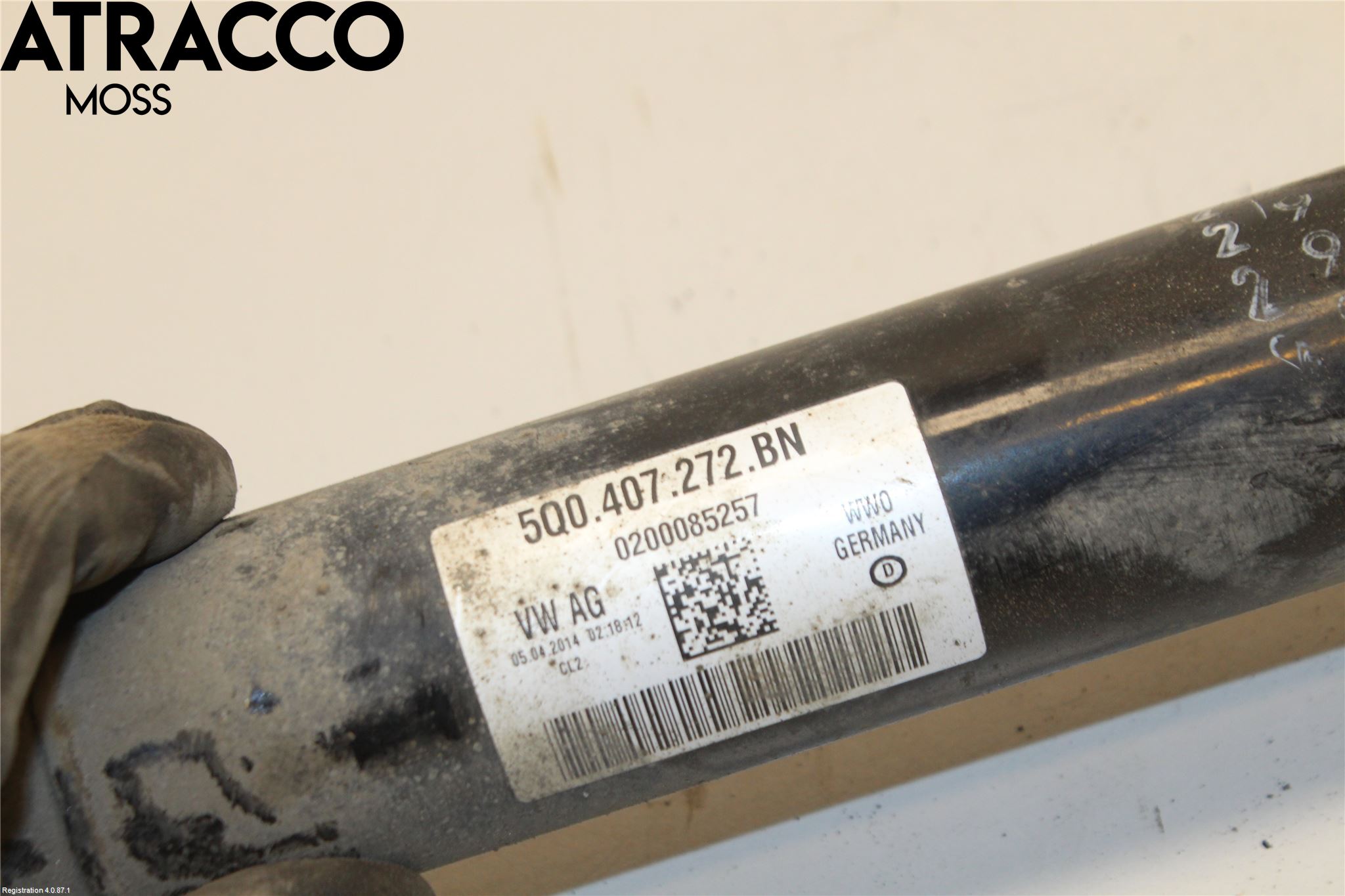 Audi A3/S3 05-13 Drivaxel Fram Höger