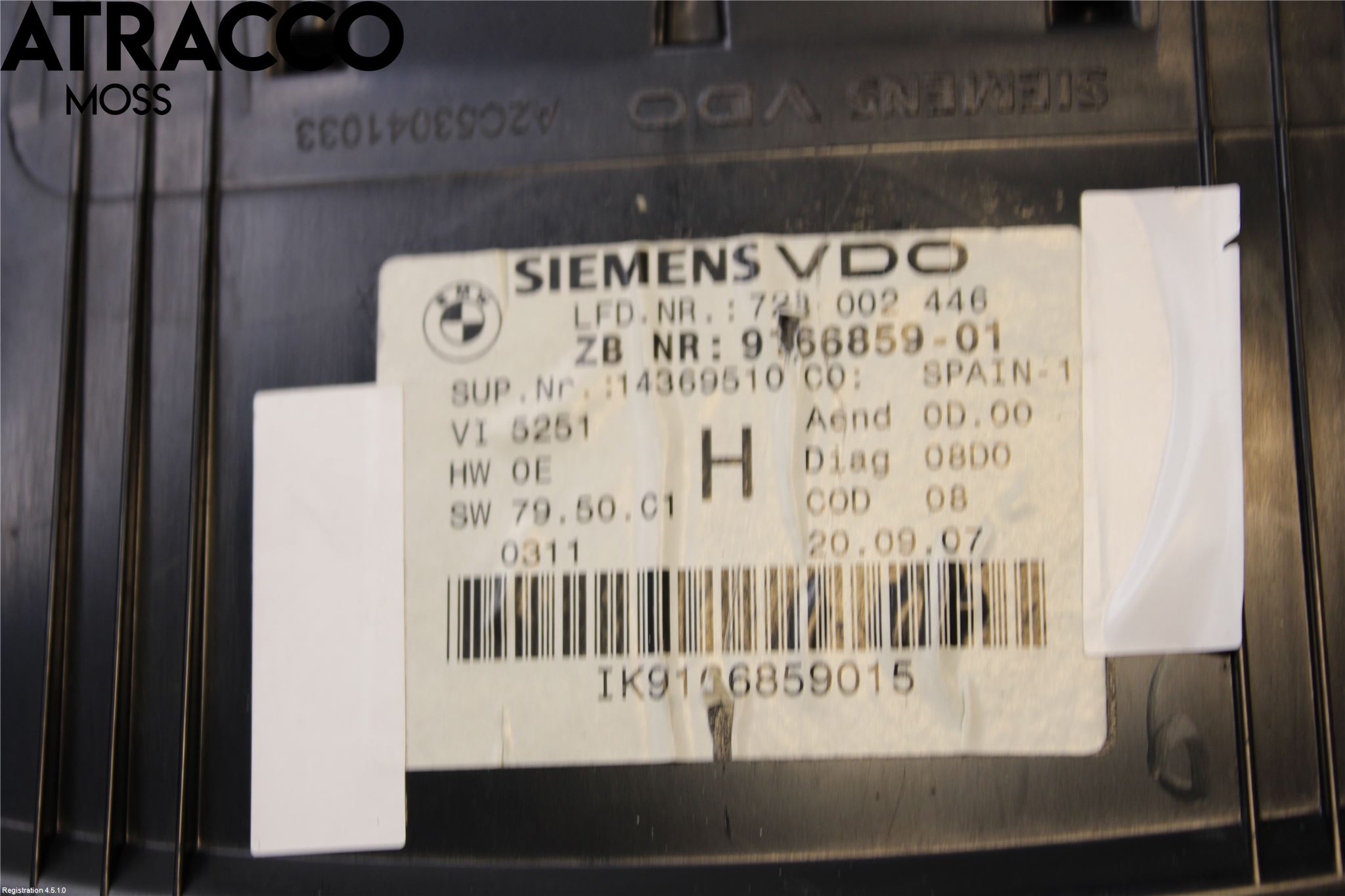 BMW 3 E90/91 SED/TOU 05-12 Instrument Komb