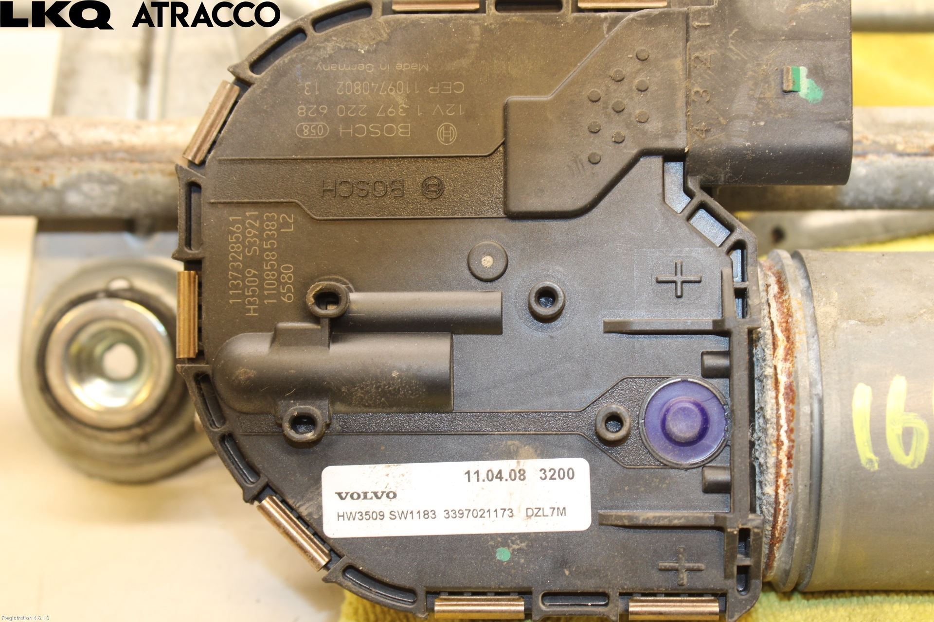 Volvo S60 11-13 Torkarmotor Vindruta