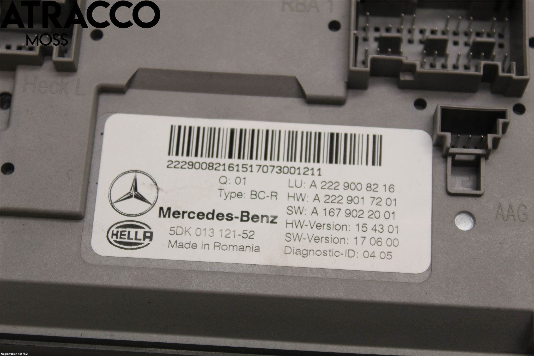 Mercedes-Benz MB S-KLASS (W222) 13-20 Styrenhet Övrigt