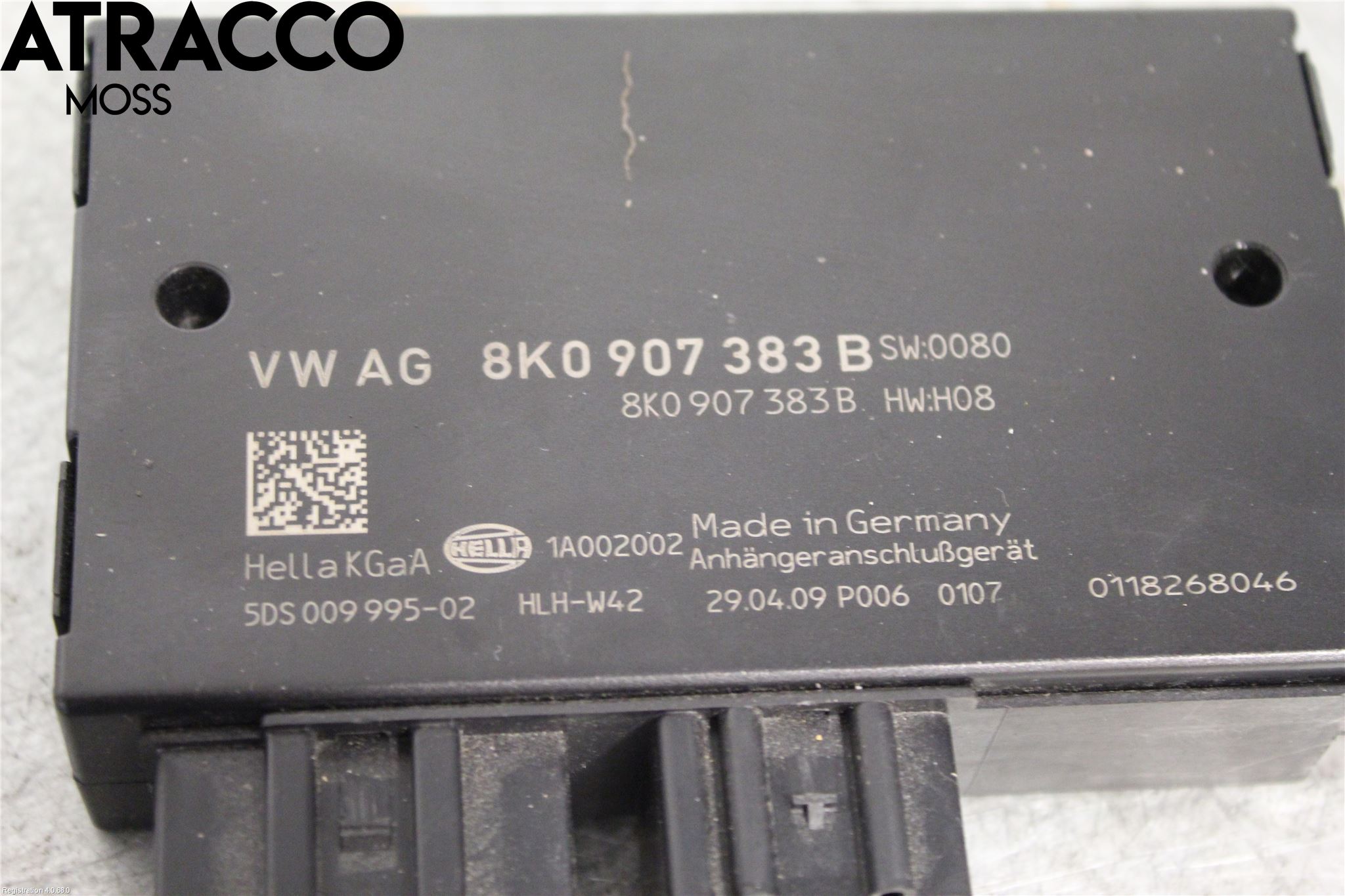 Audi A4/S4 08-11 Styrenhet Dragkrok