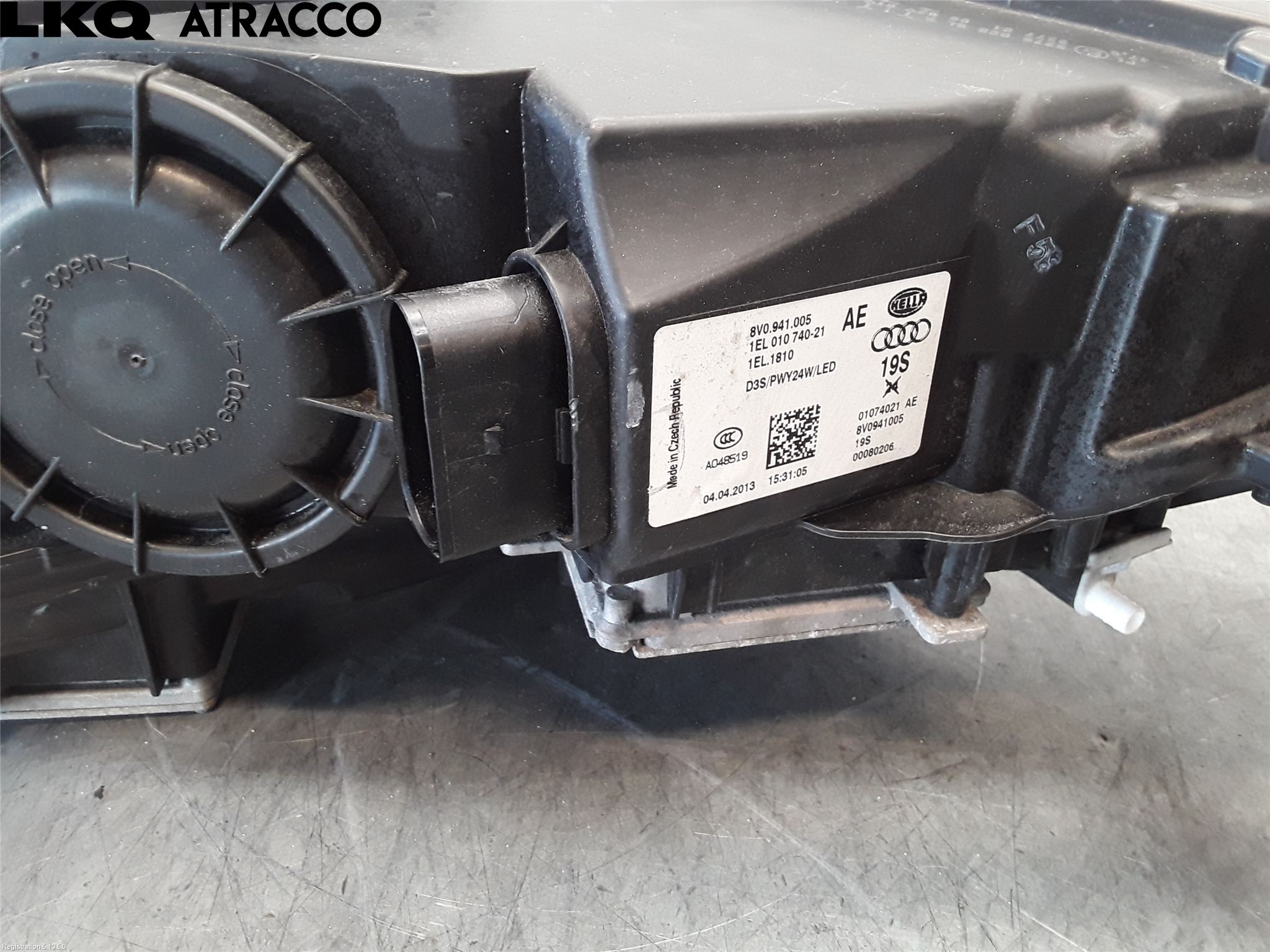 Audi A3/S3 05-13 Strålkastare Vänster