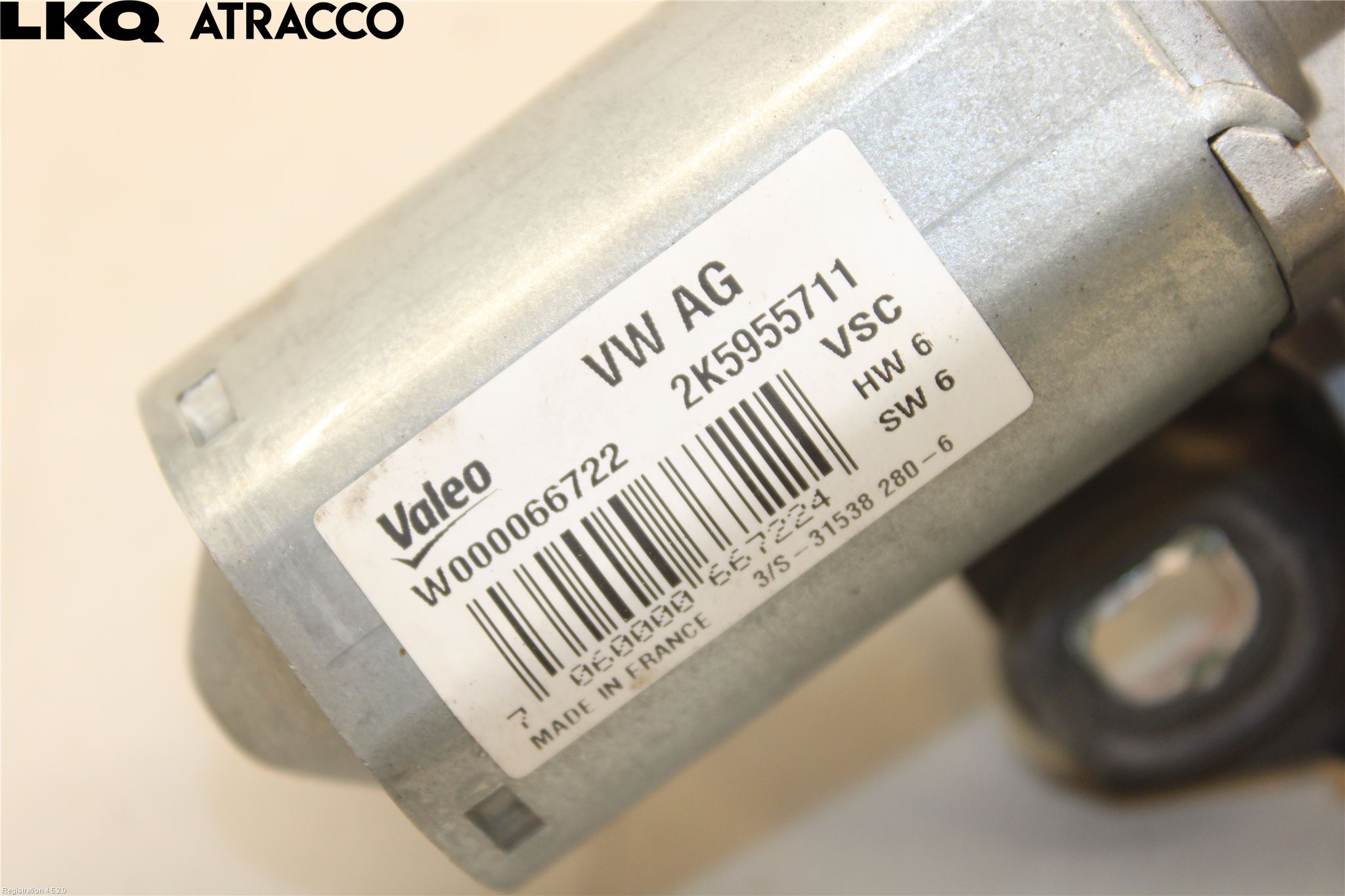 Volkswagen VW CADDY 16-20 Torkarmotor Baklucka