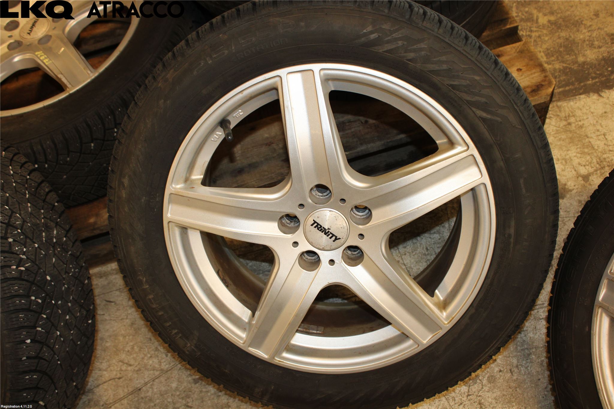 Peugeot 508 11-18 Vinterdäck Alumfälg 4St