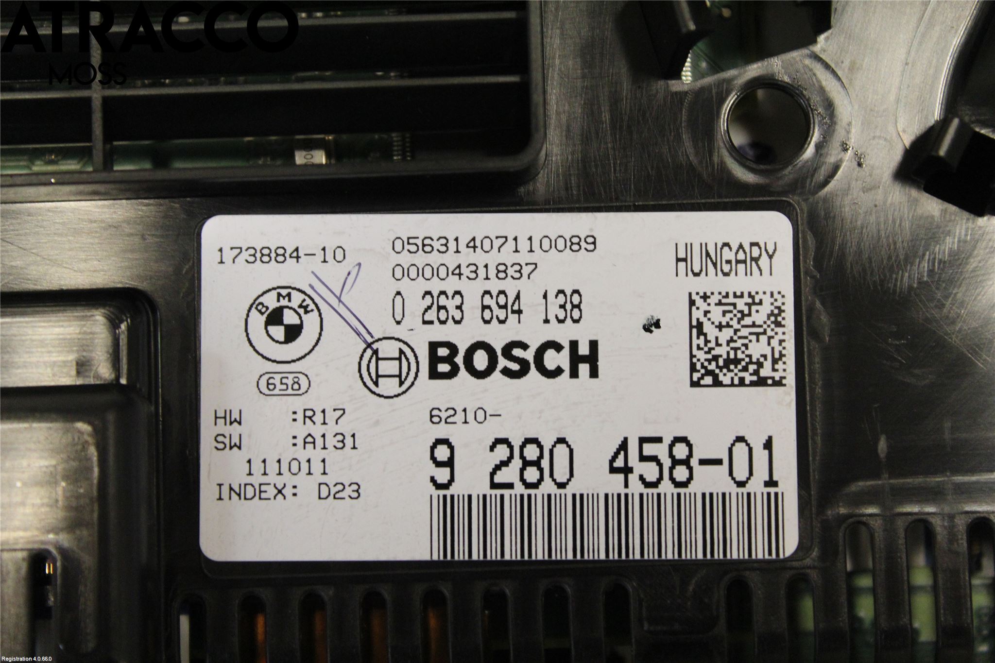 BMW 5 F10/F11/F18 09-17 Instrument Komb