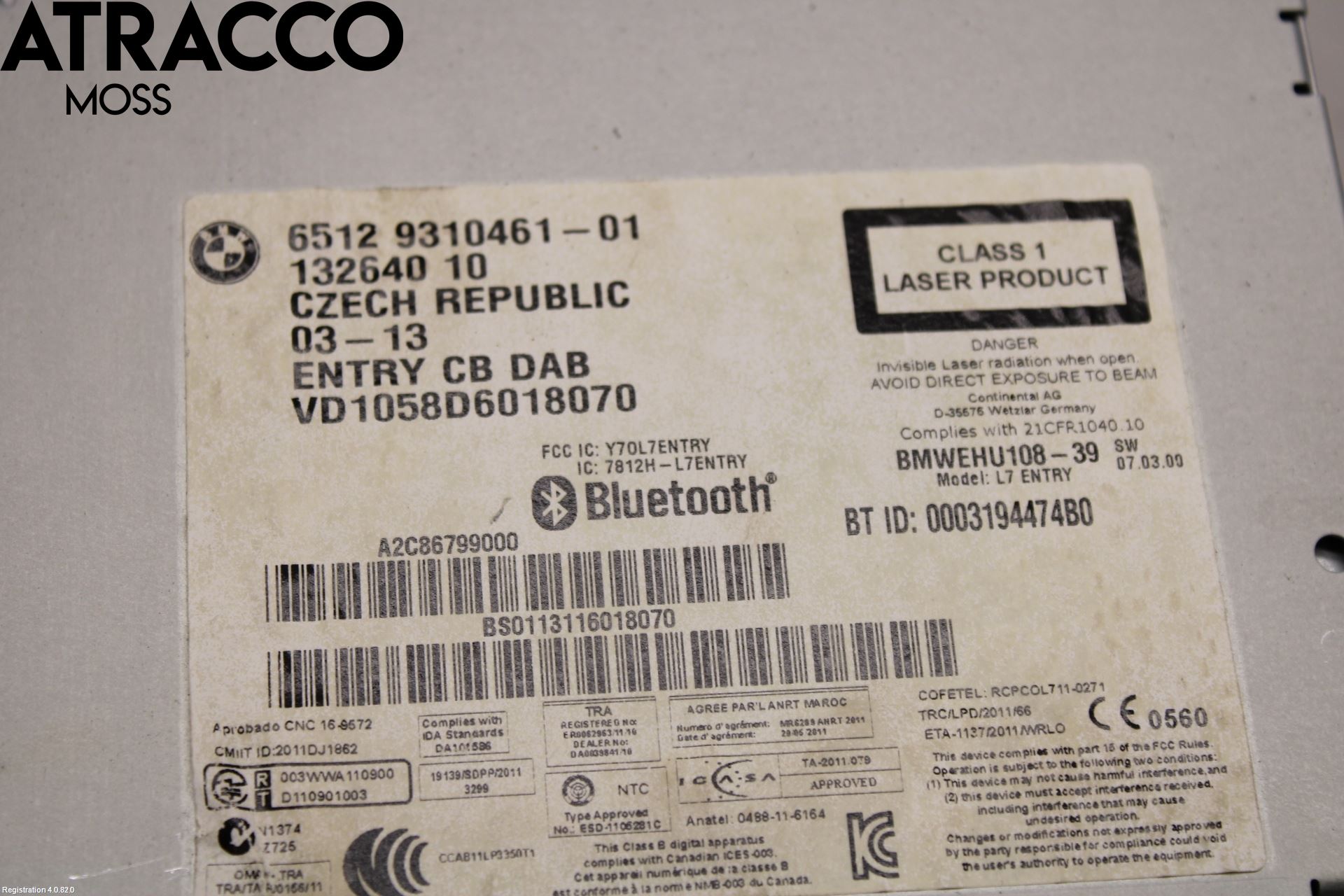 BMW 1 F20/F21 11-19 Radio