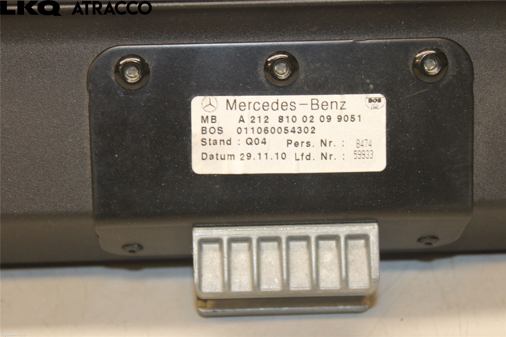 Mercedes-Benz MB E-KLASS (W212) 09-16 Insynskydd